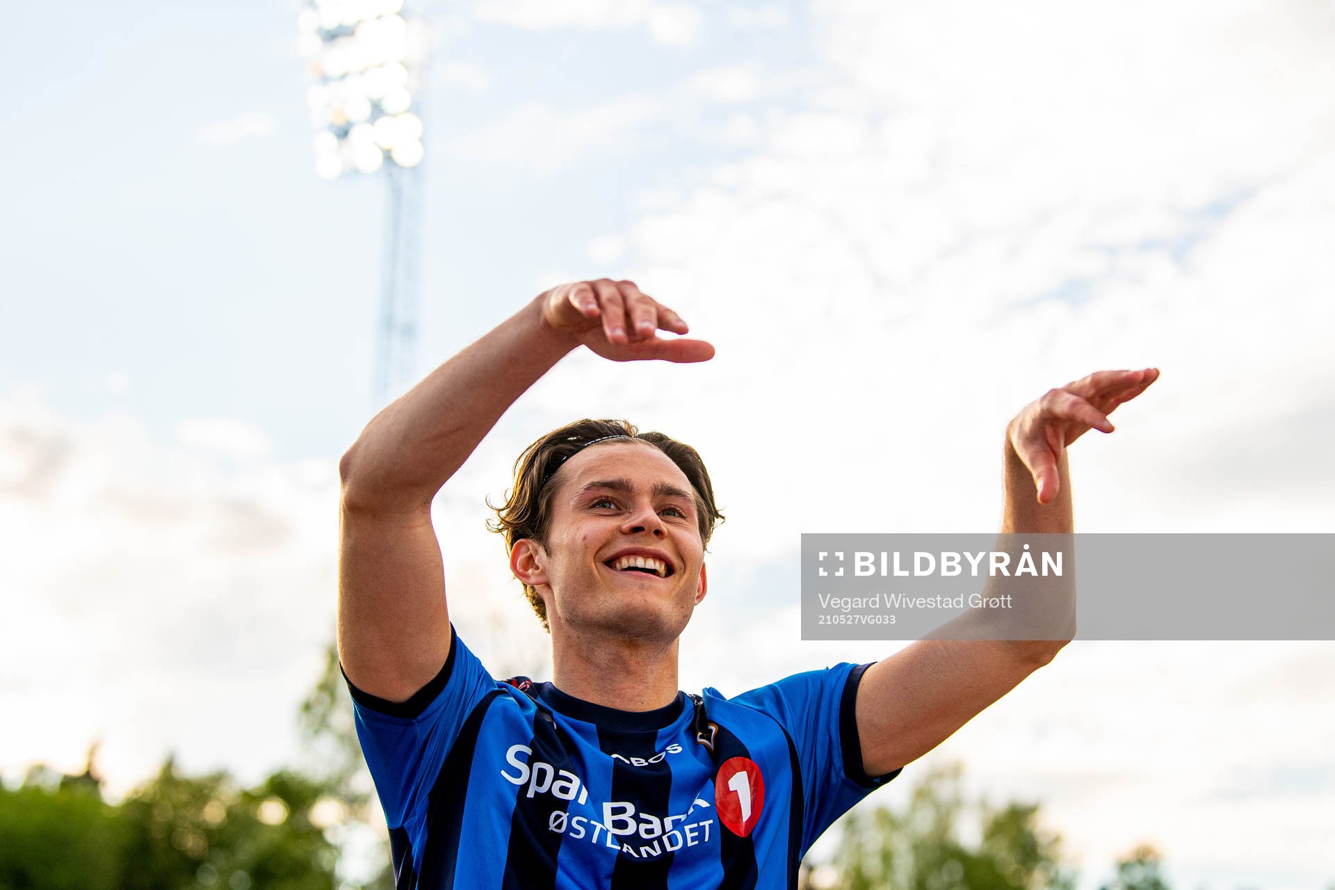 Markus Solbakken of Stabæk celebrates