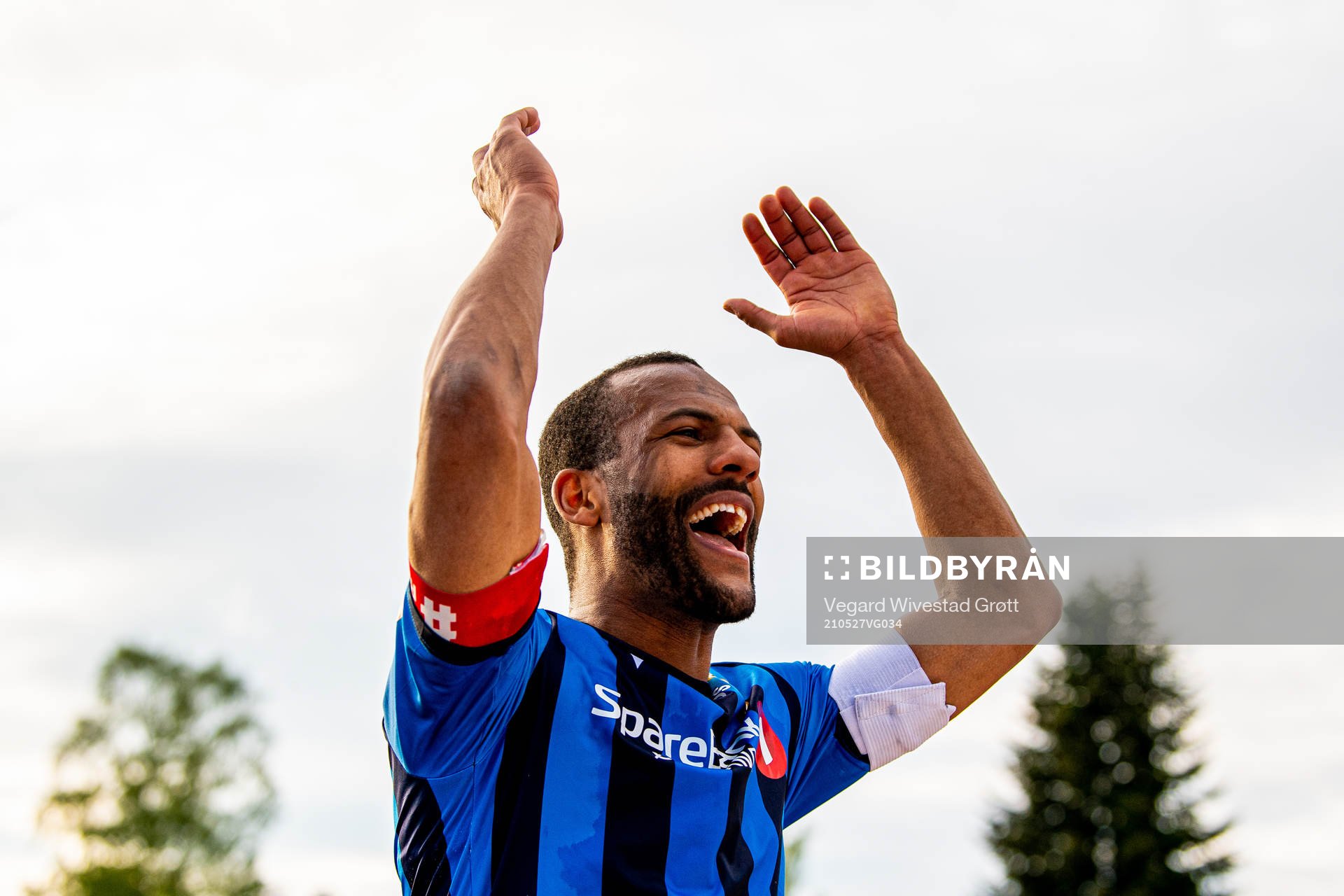 Yaw Ihle Amankwah of Stabæk celebrates