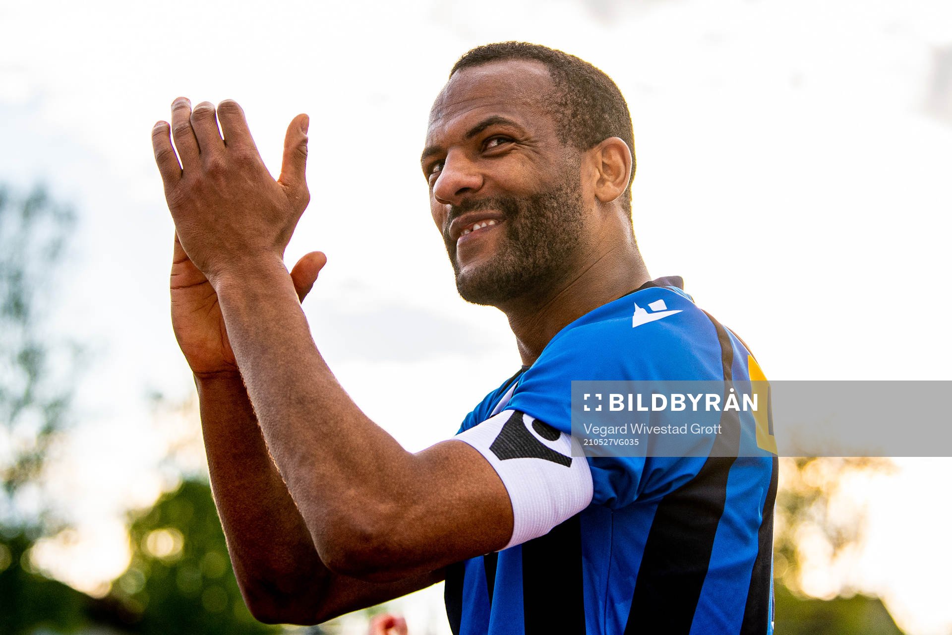 Yaw Ihle Amankwah of Stabæk celebrates