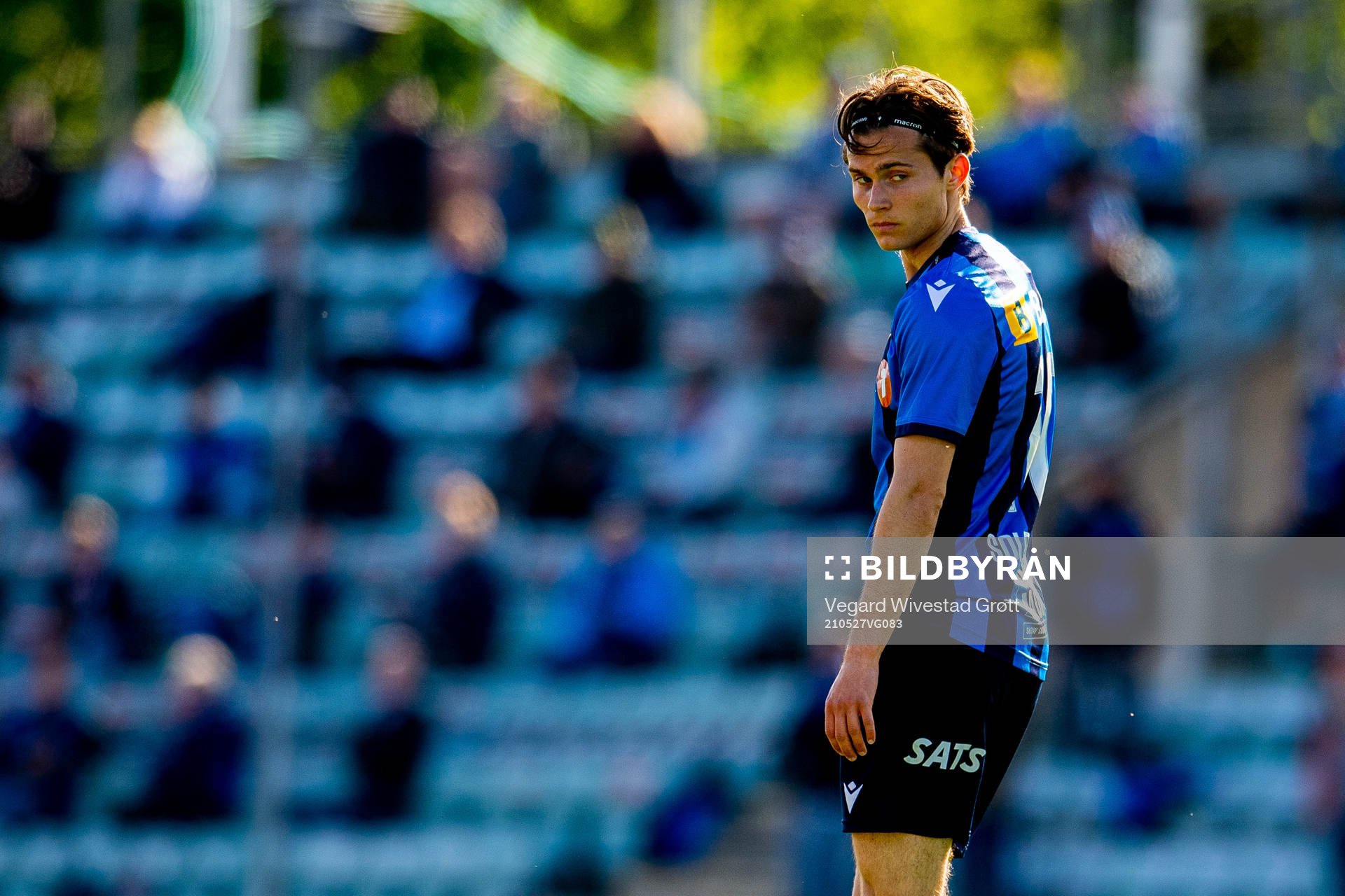 Markus Solbakken of Stabæk during the Eliteserien football match between Stabæk and Brann on May 27, 2021 in Bekkestua. 