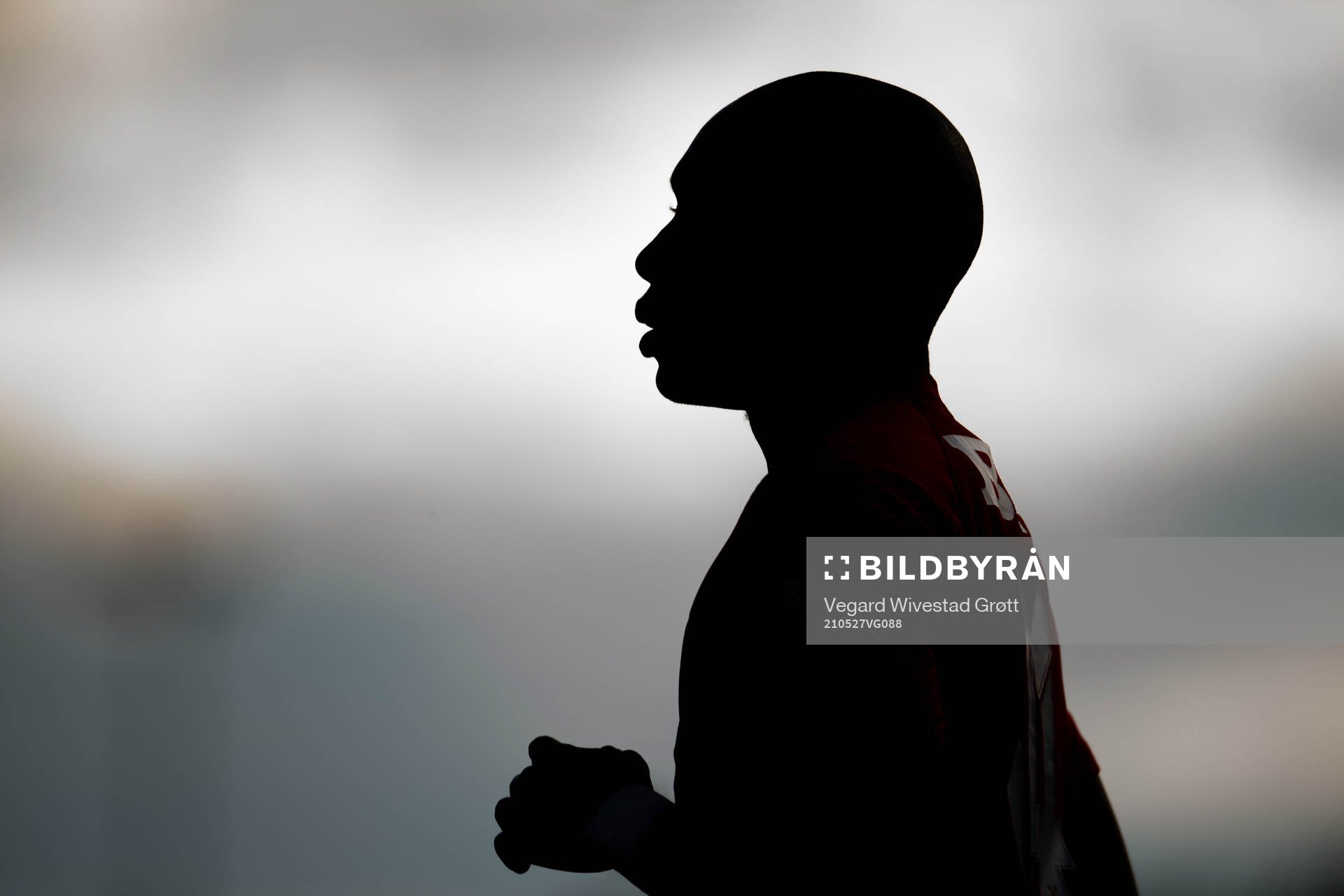 Moonga Aluta Simba of Brann during the Eliteserien football match between Stabæk and Brann on May 27, 2021 in Bekkestua. 