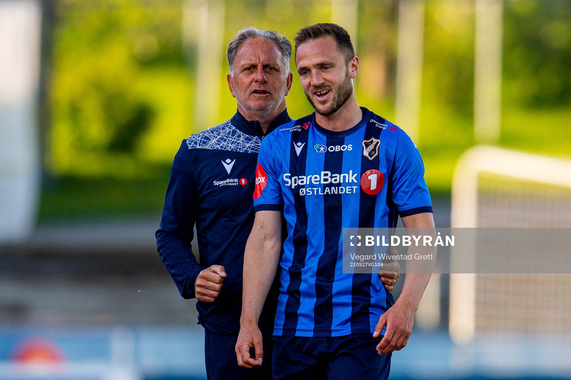 Jan Jönsson, head coach of Stabæk, and Mats Solheim