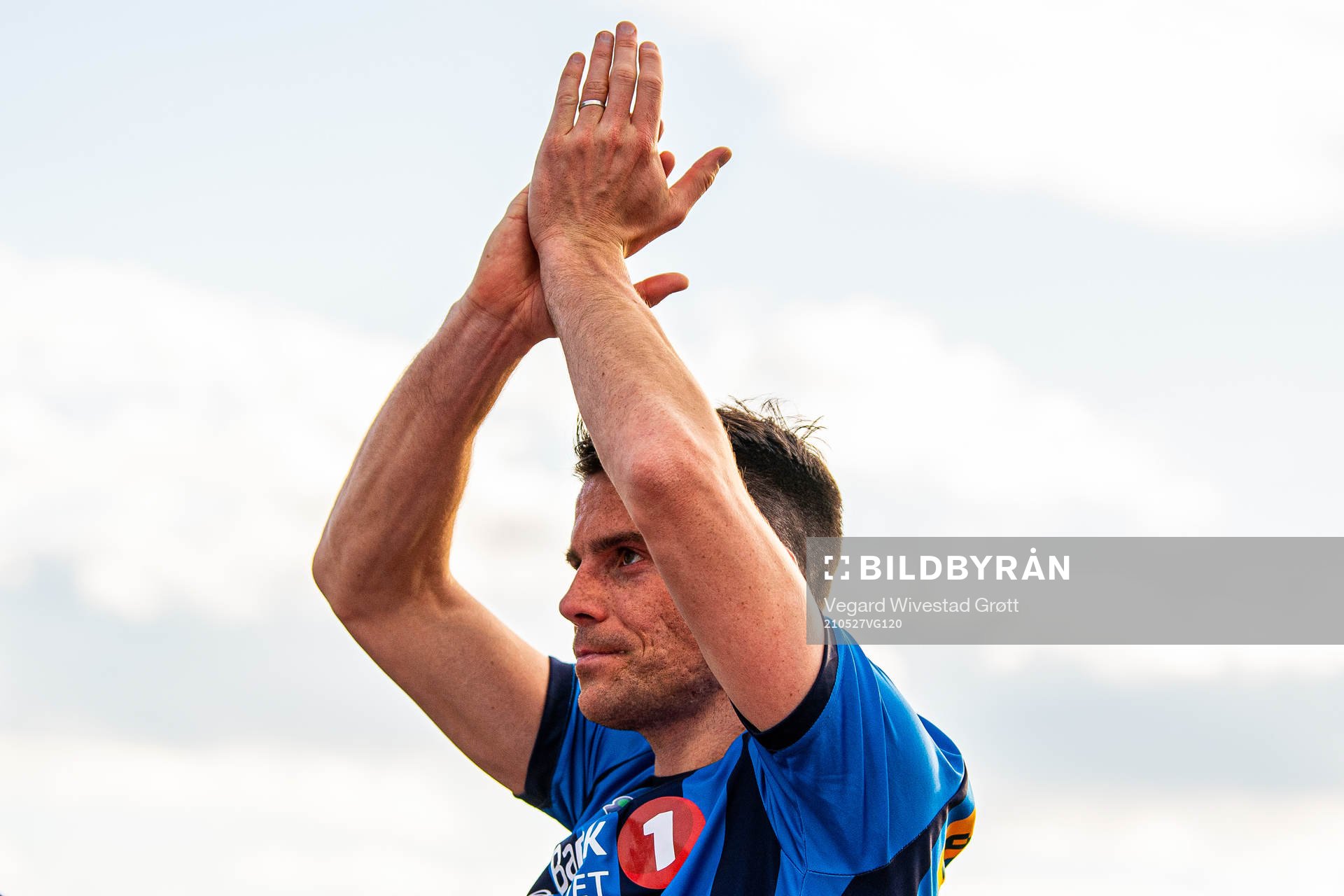 Simen Wangberg of Stabæk celebrates