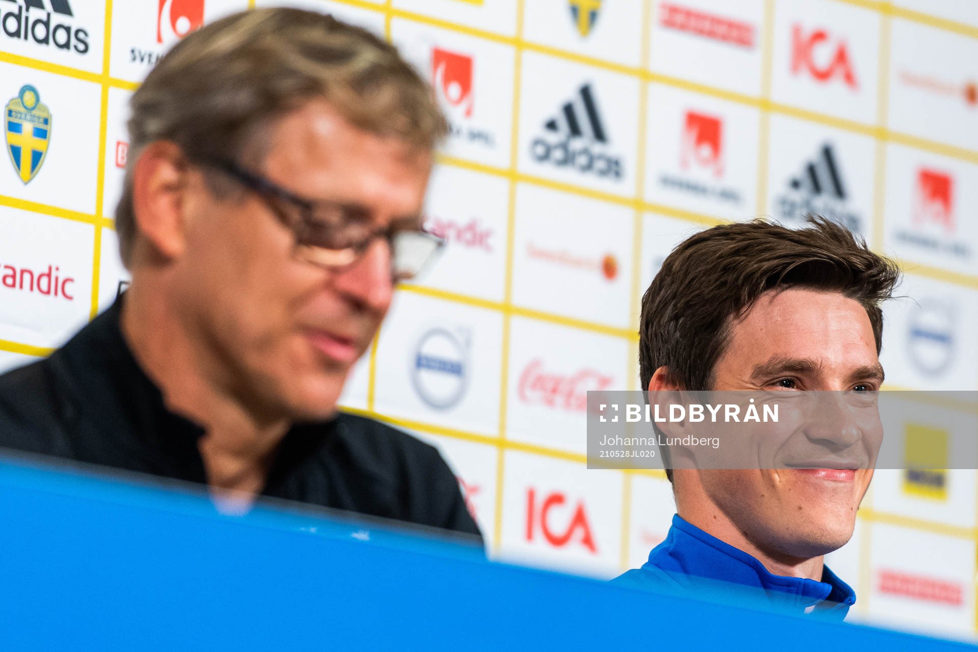Head coach Markku Kanerva and Sauli Väisänen