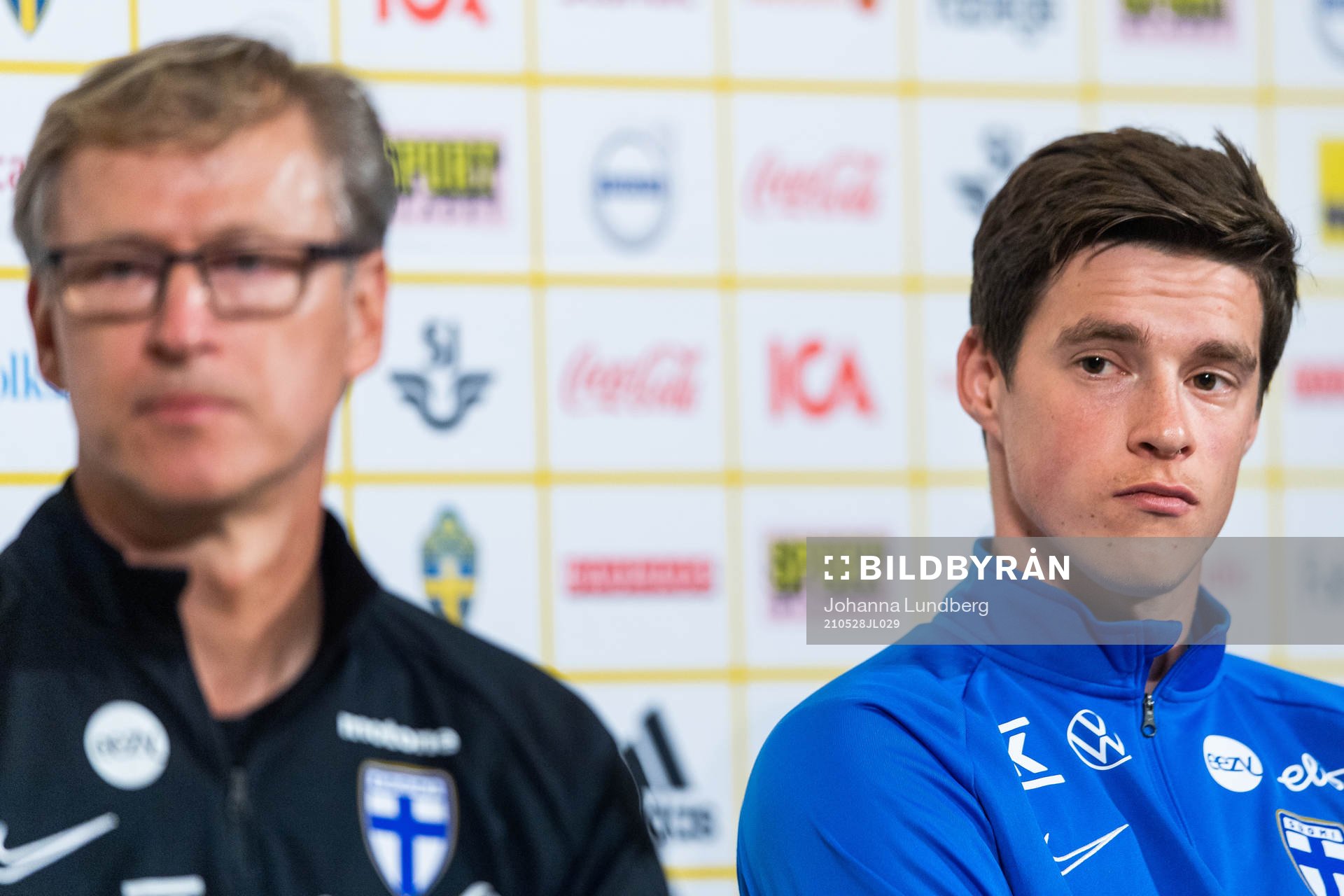 Head coach Markku Kanerva and Sauli Väisänen