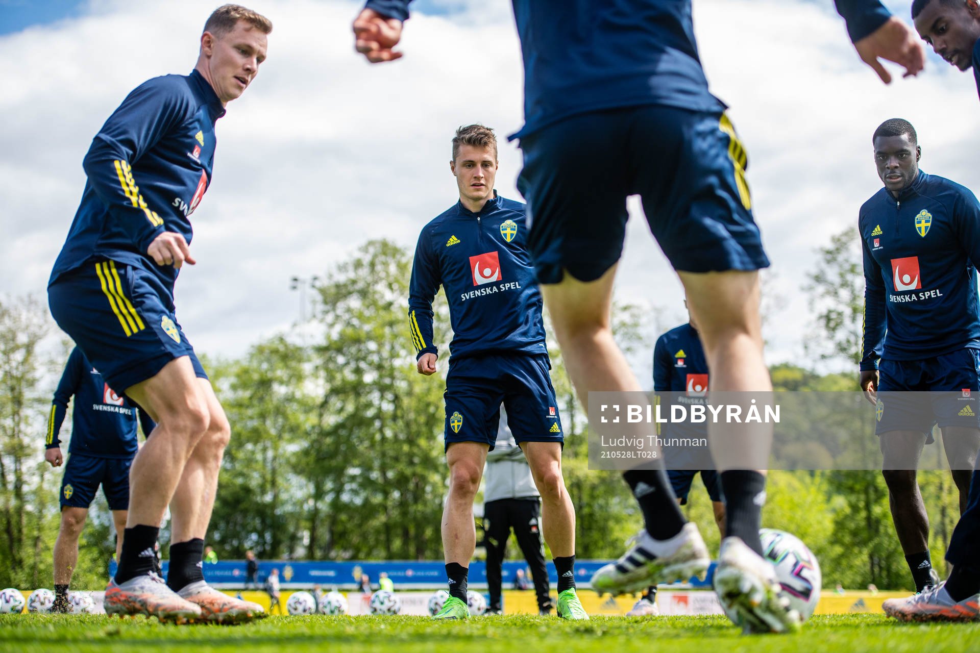 Mattias Svanberg and Emil Krafth
