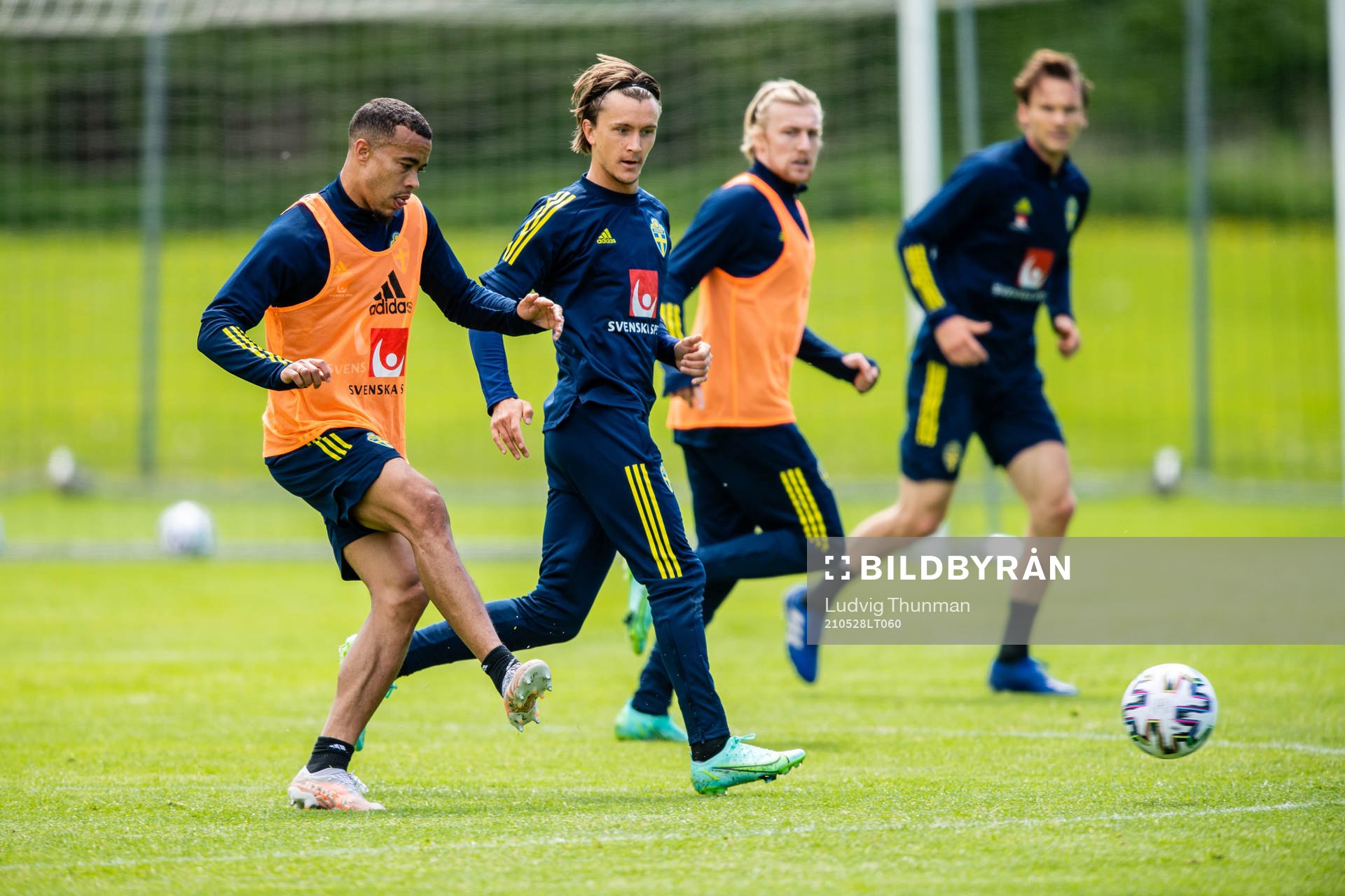 Robin Quaison, Kristoffer Olsson and Emil Forsberg