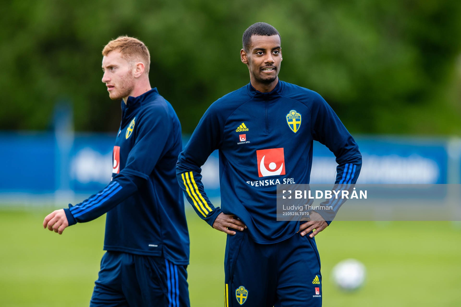 Dejan Kulusevski and Alexander Isak