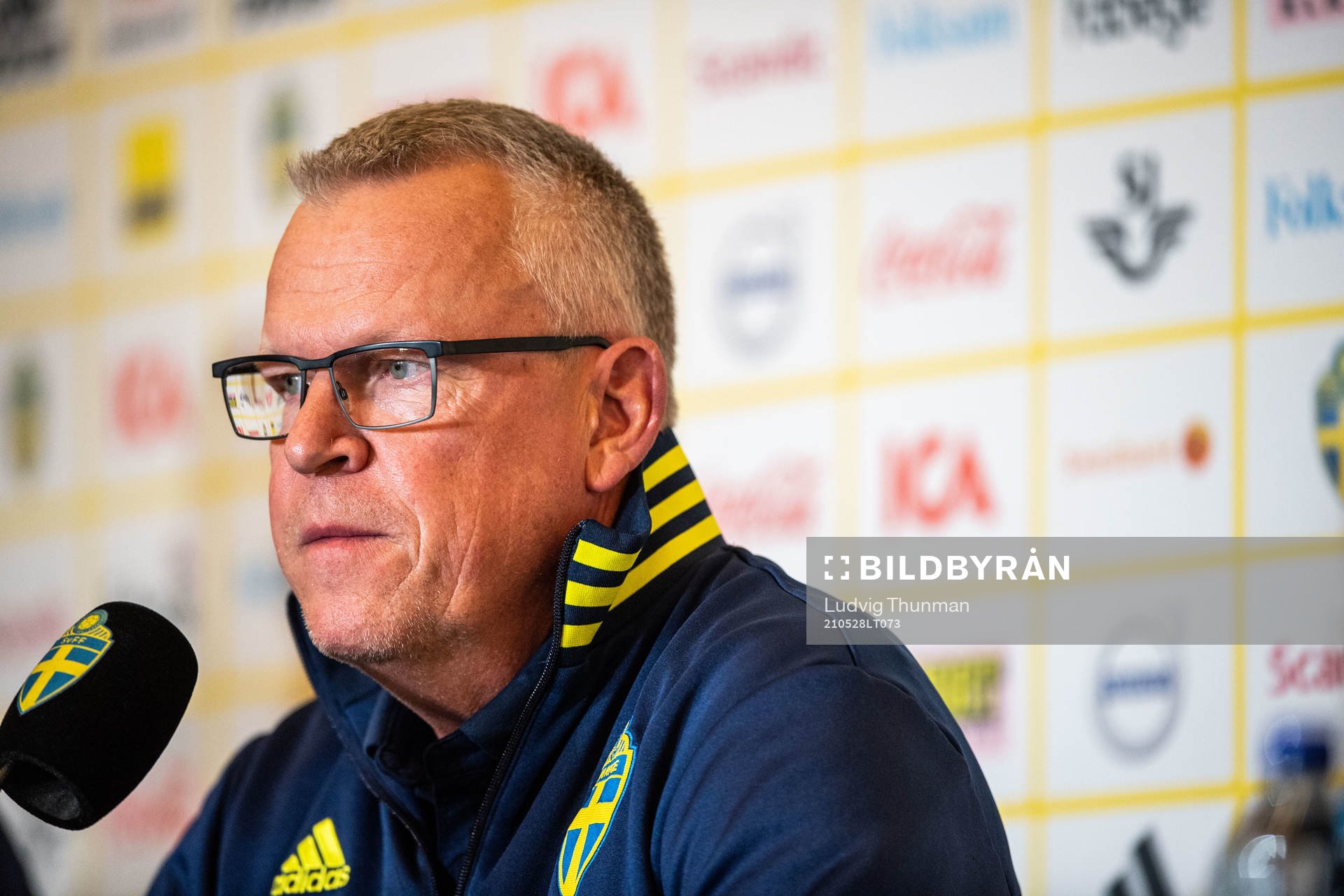 Janne Andersson, head coach of Sweden