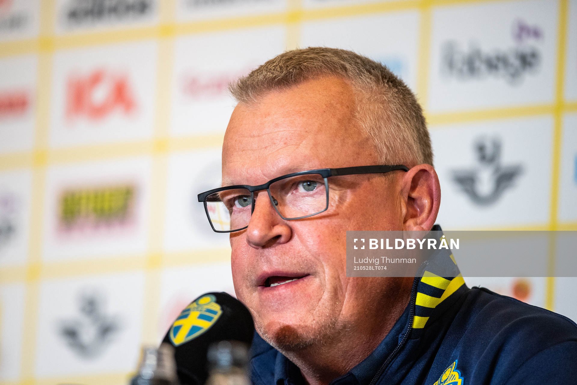 Janne Andersson, head coach of Sweden
