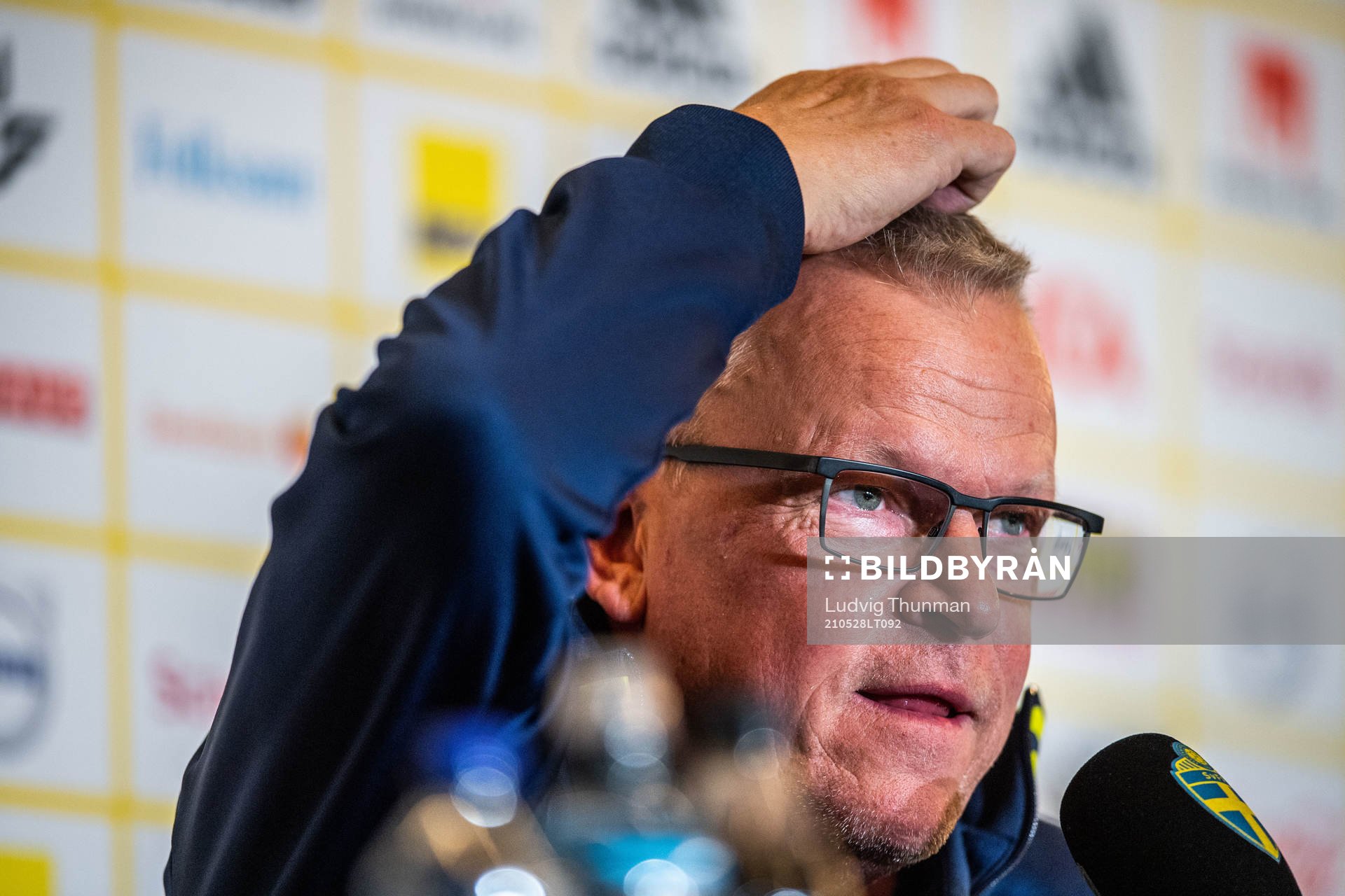 Janne Andersson, head coach of Sweden