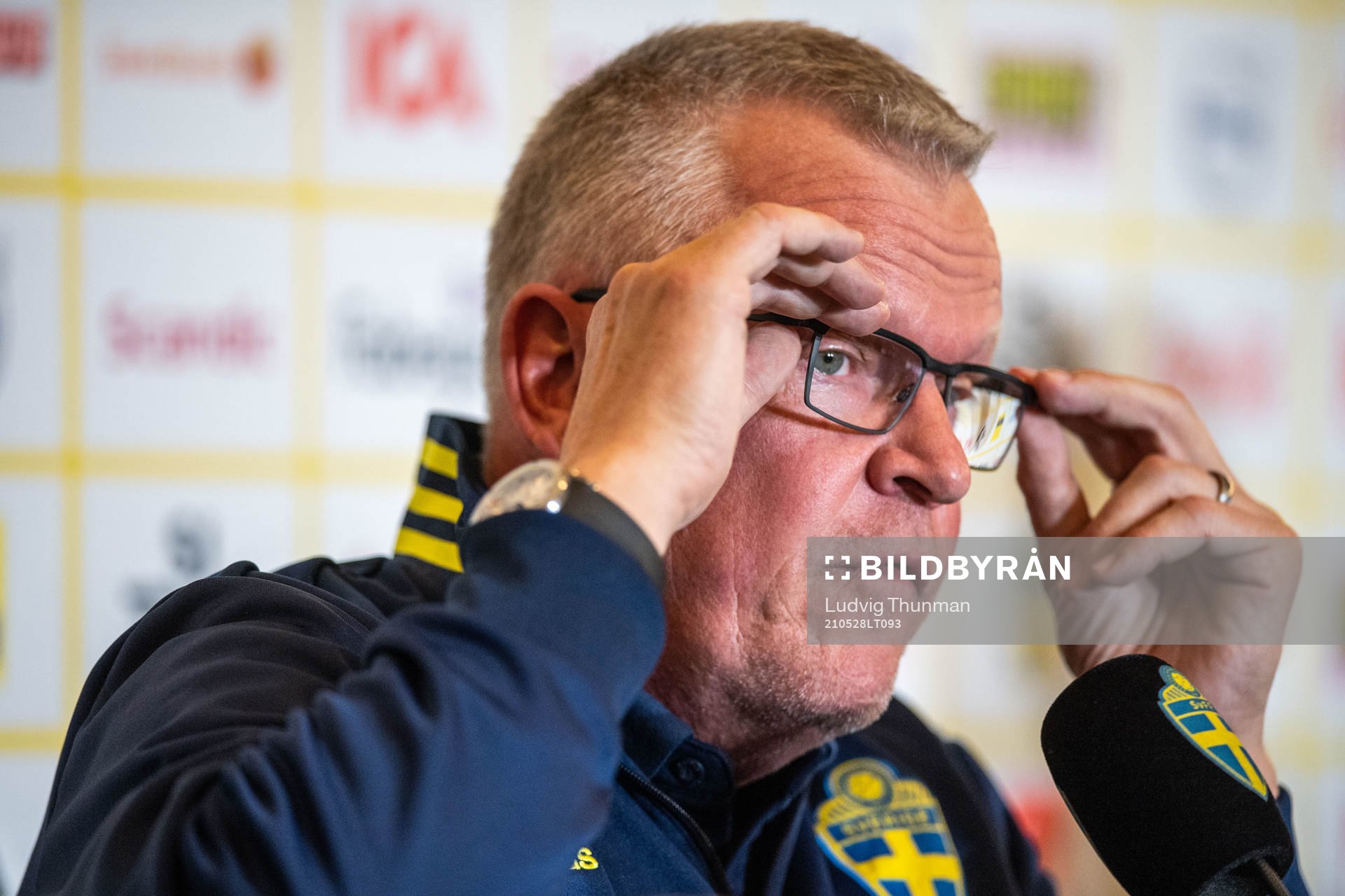 Janne Andersson, head coach of Sweden