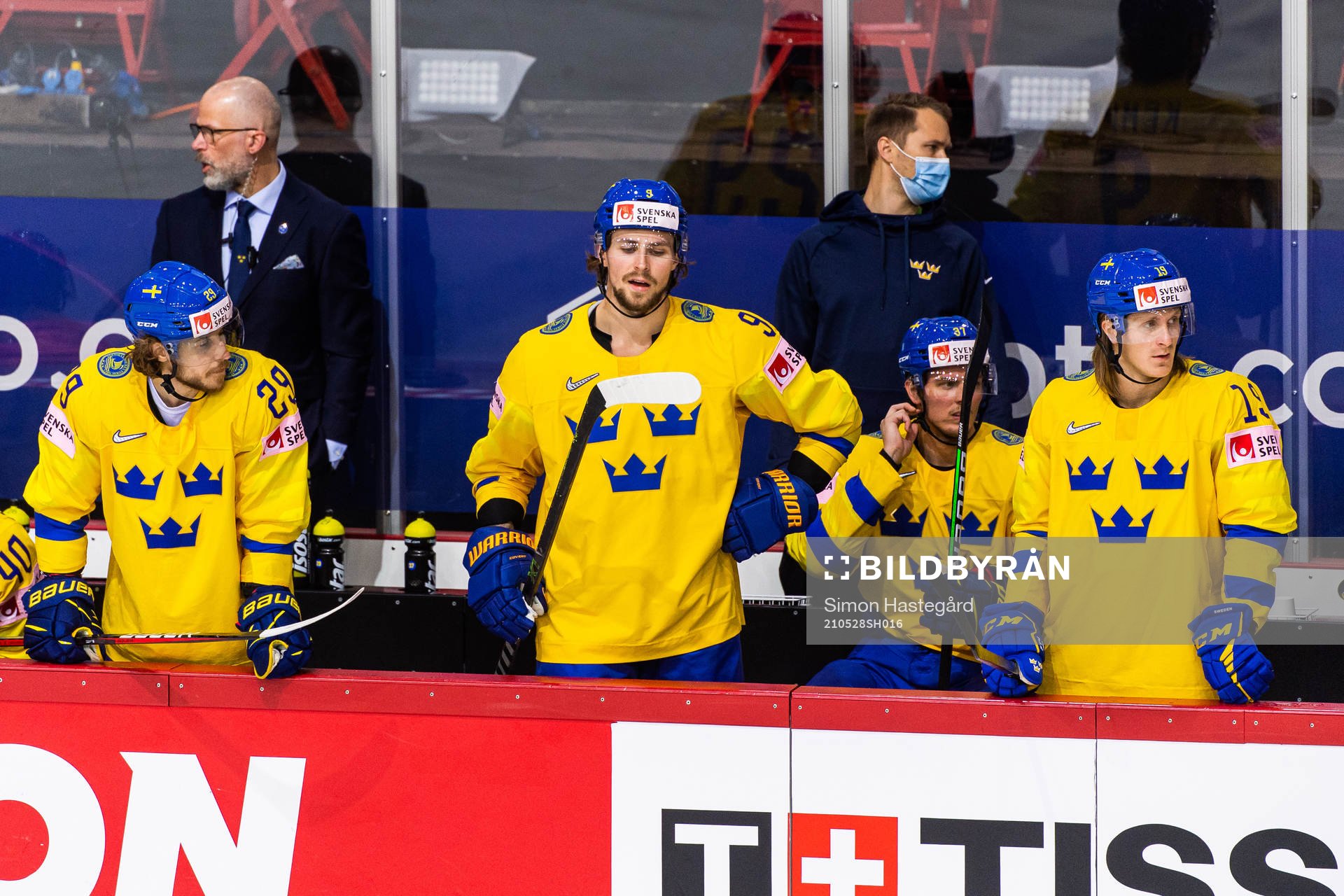 Mario Kempe, Adrian Kempe, Isac Lundström and Marcus