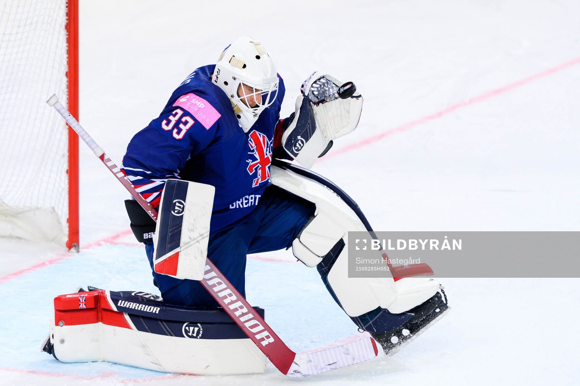 Goalkeeper Ben Bowns of Great Britain
