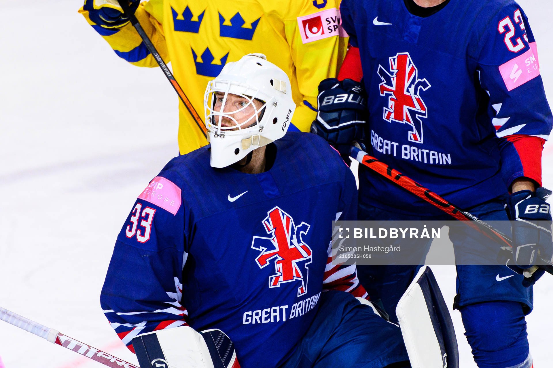 Goalkeeper Ben Bowns of Great Britain