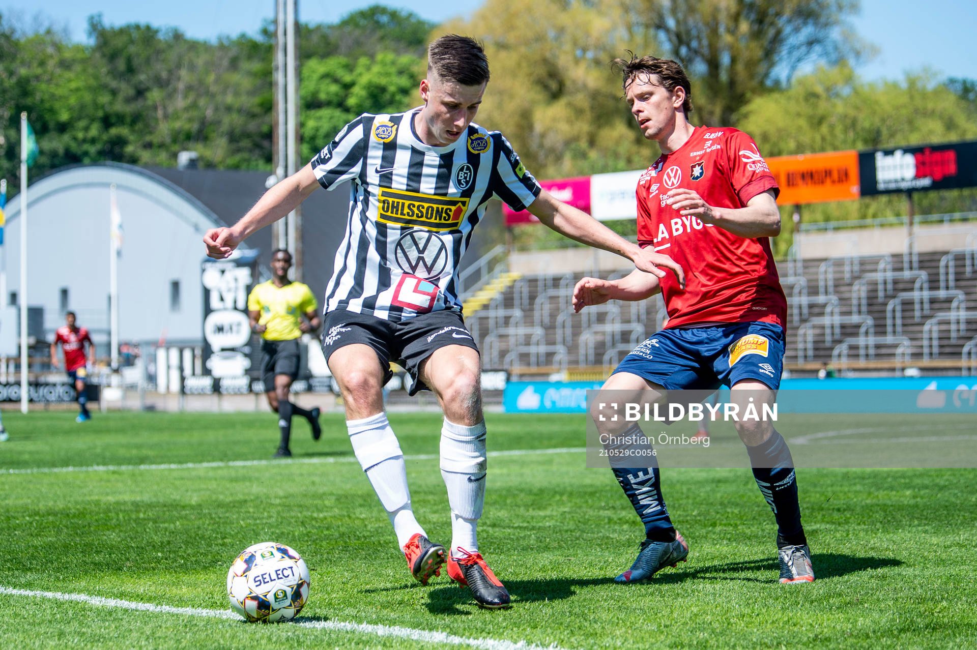 Landskronas Filip Olsson mot Örgrytes Anton Lans