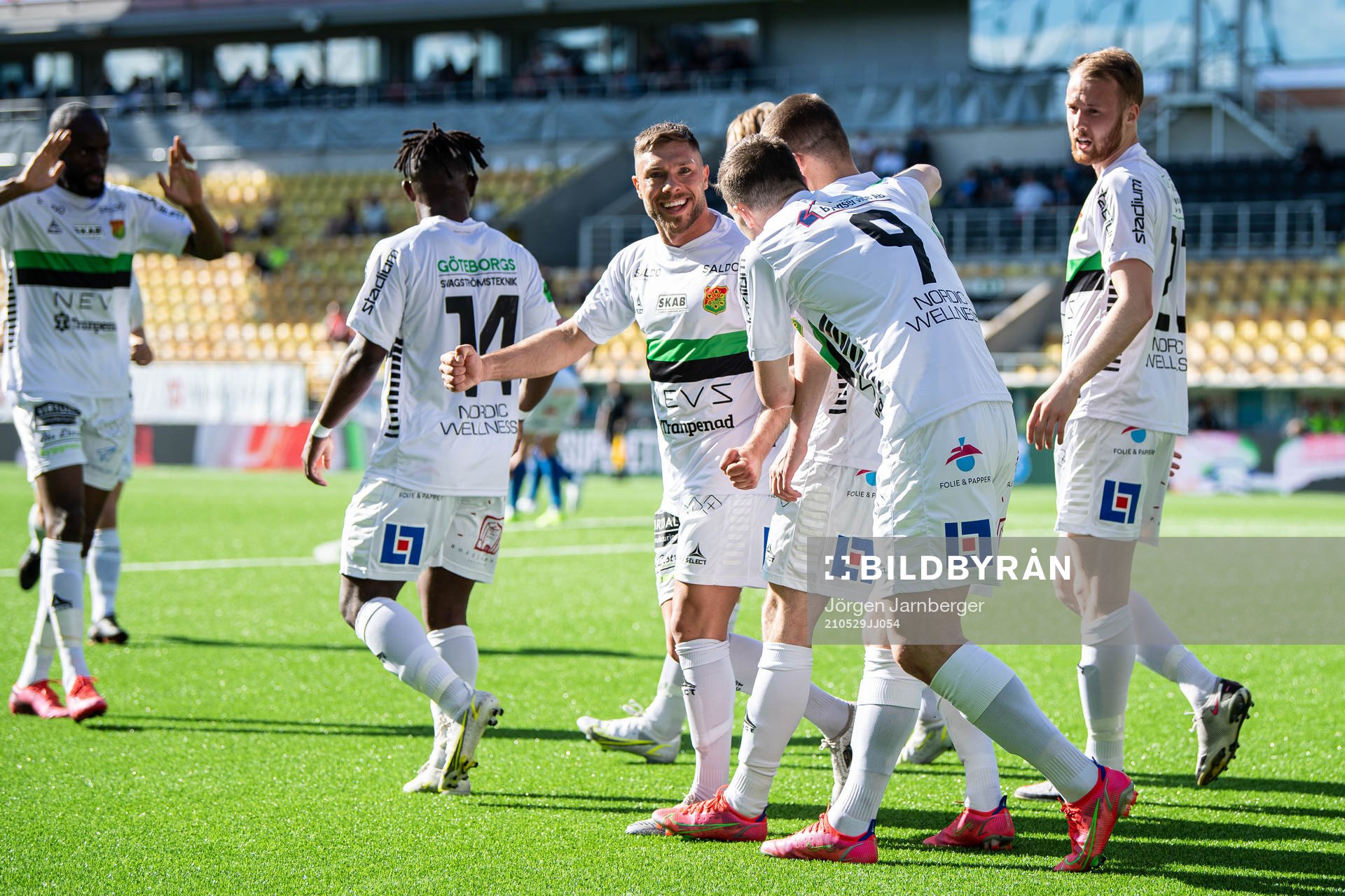 GAIS spelare jublar