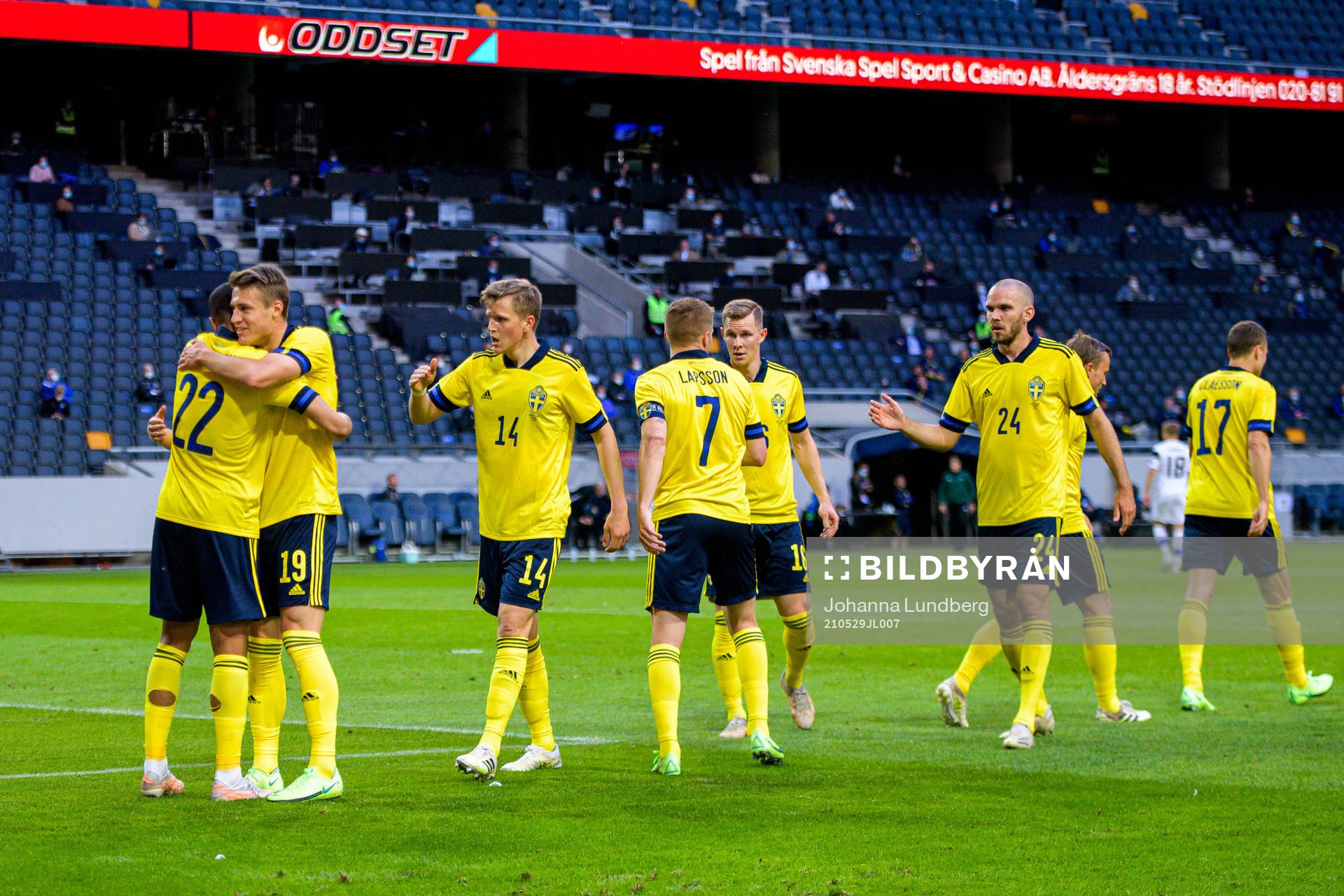 Robin Quaison, Mattias Svanberg, Joakim Nilsson , Sebastian