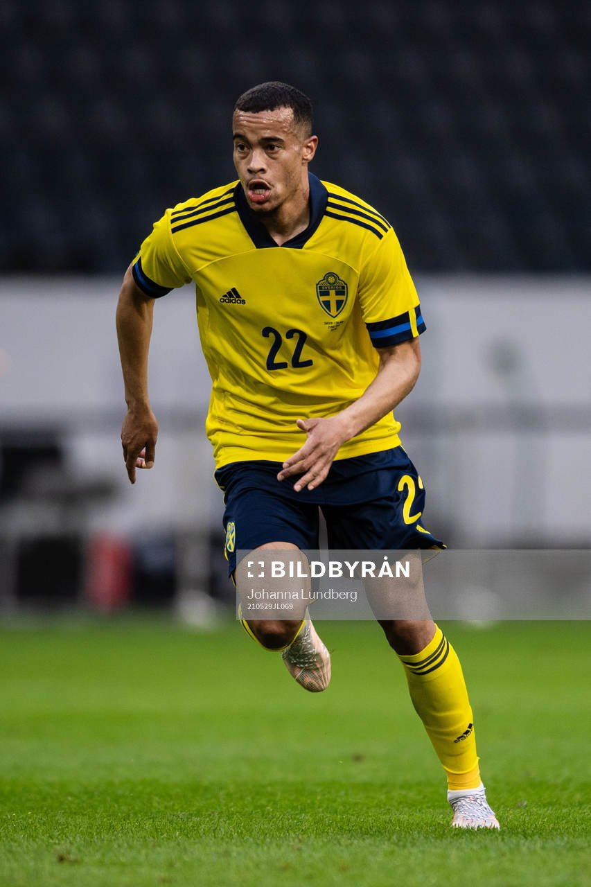 Robin Quaison of Sweden