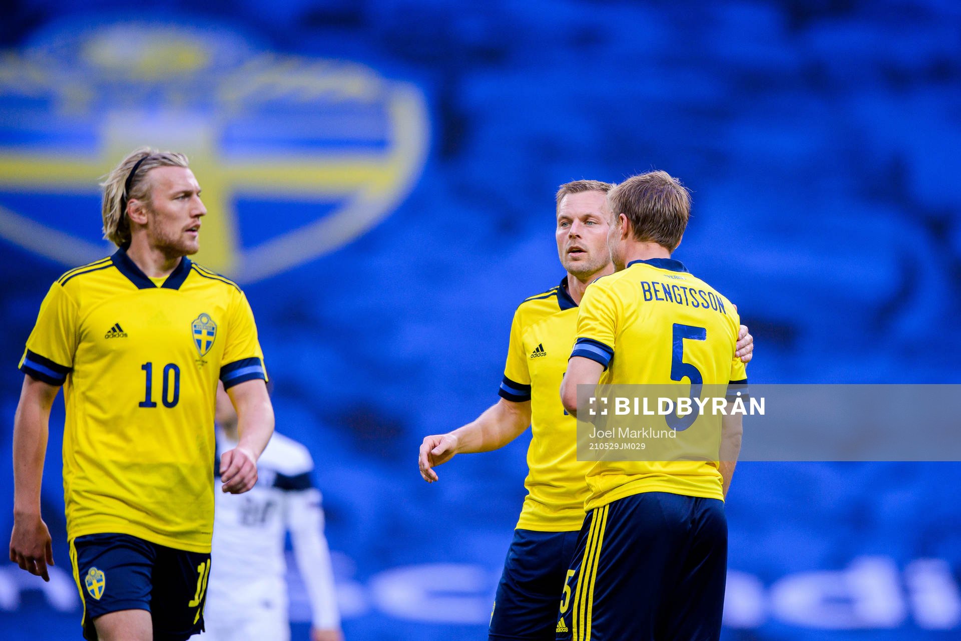 Emil Forsberg , Sebastian Larsson and Pierre Bengtsson of