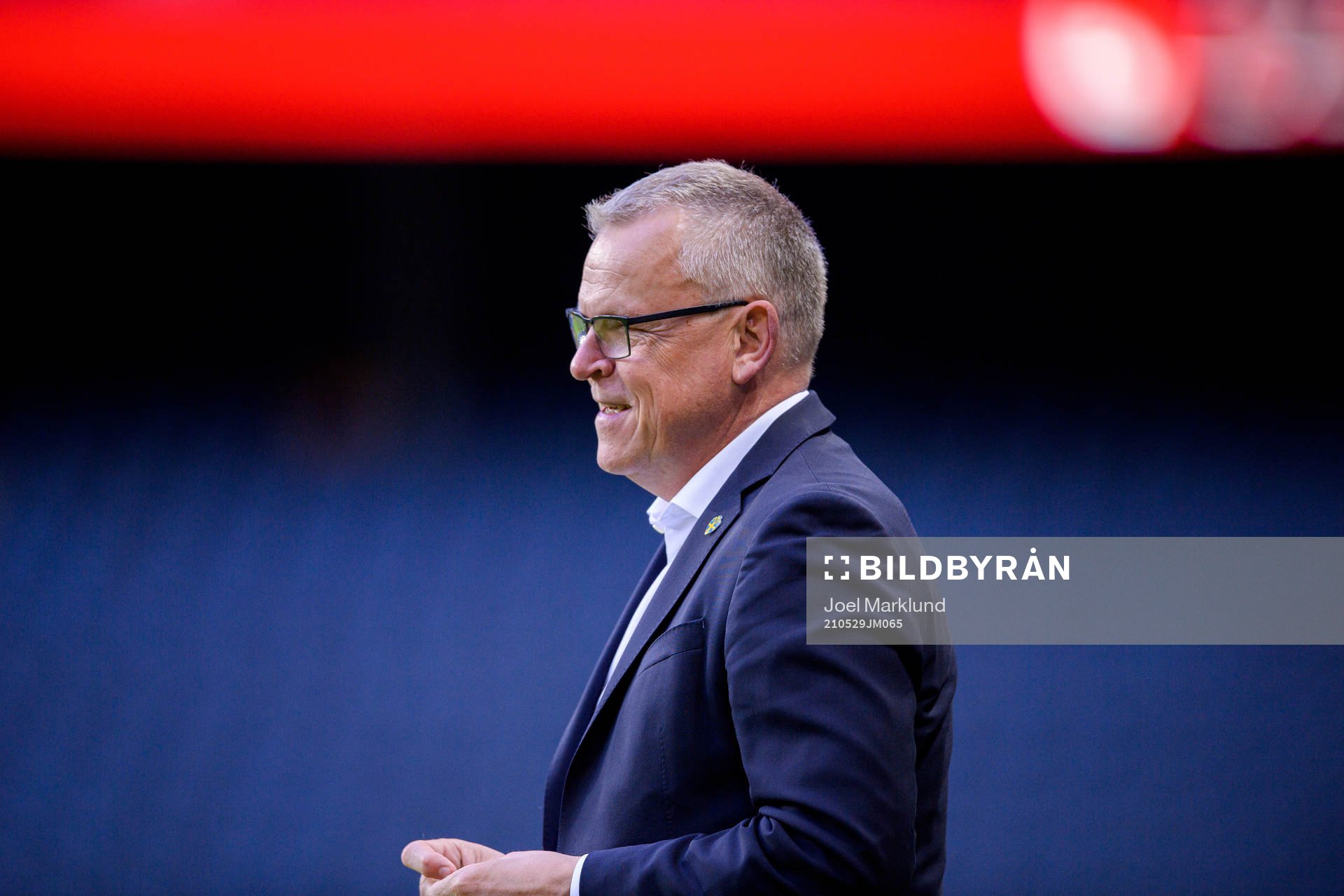 Janne Andersson, head coach of Sweden