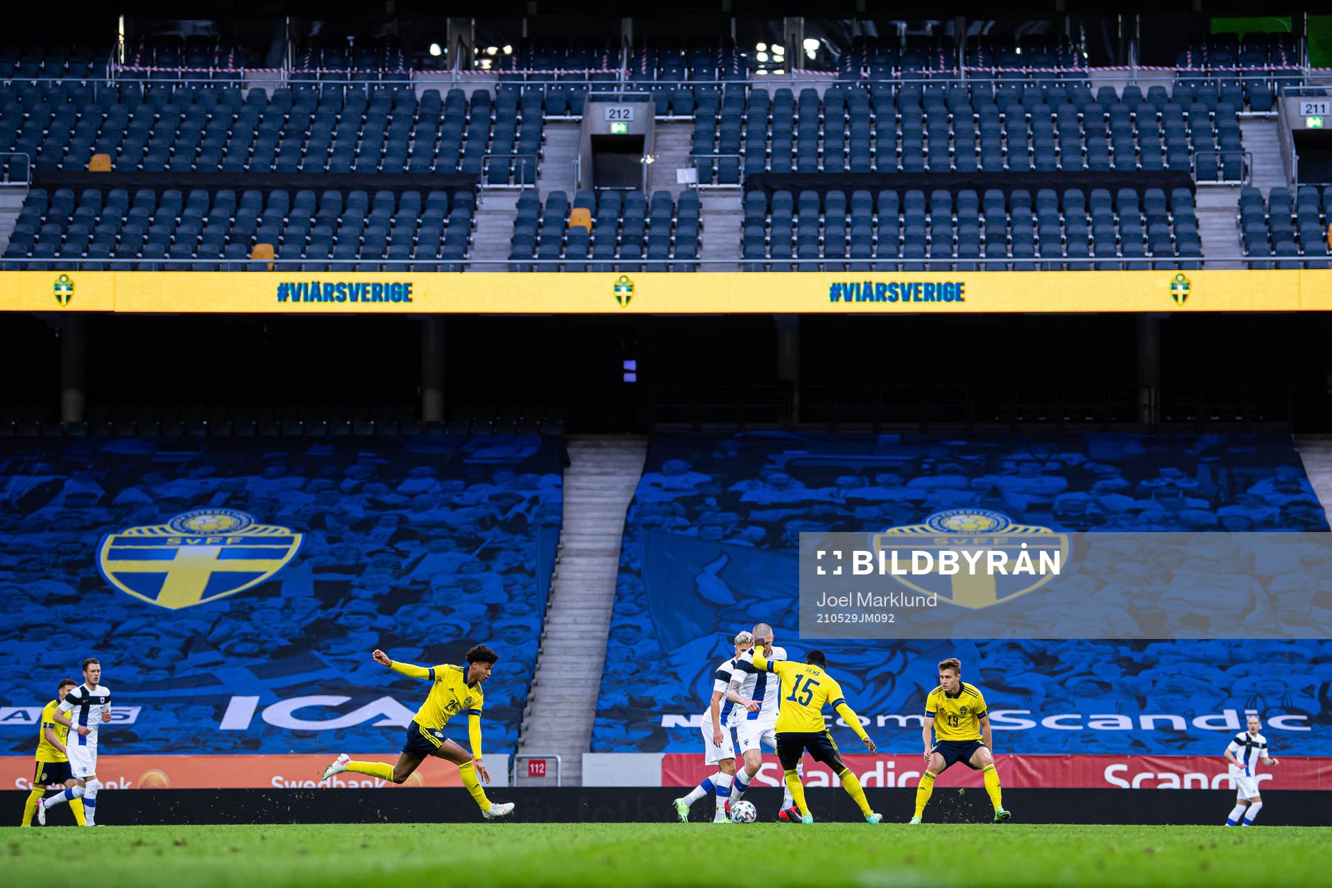 Jens-Lys Cajuste, Ken Sema and Mattias Svanberg of Sweden
