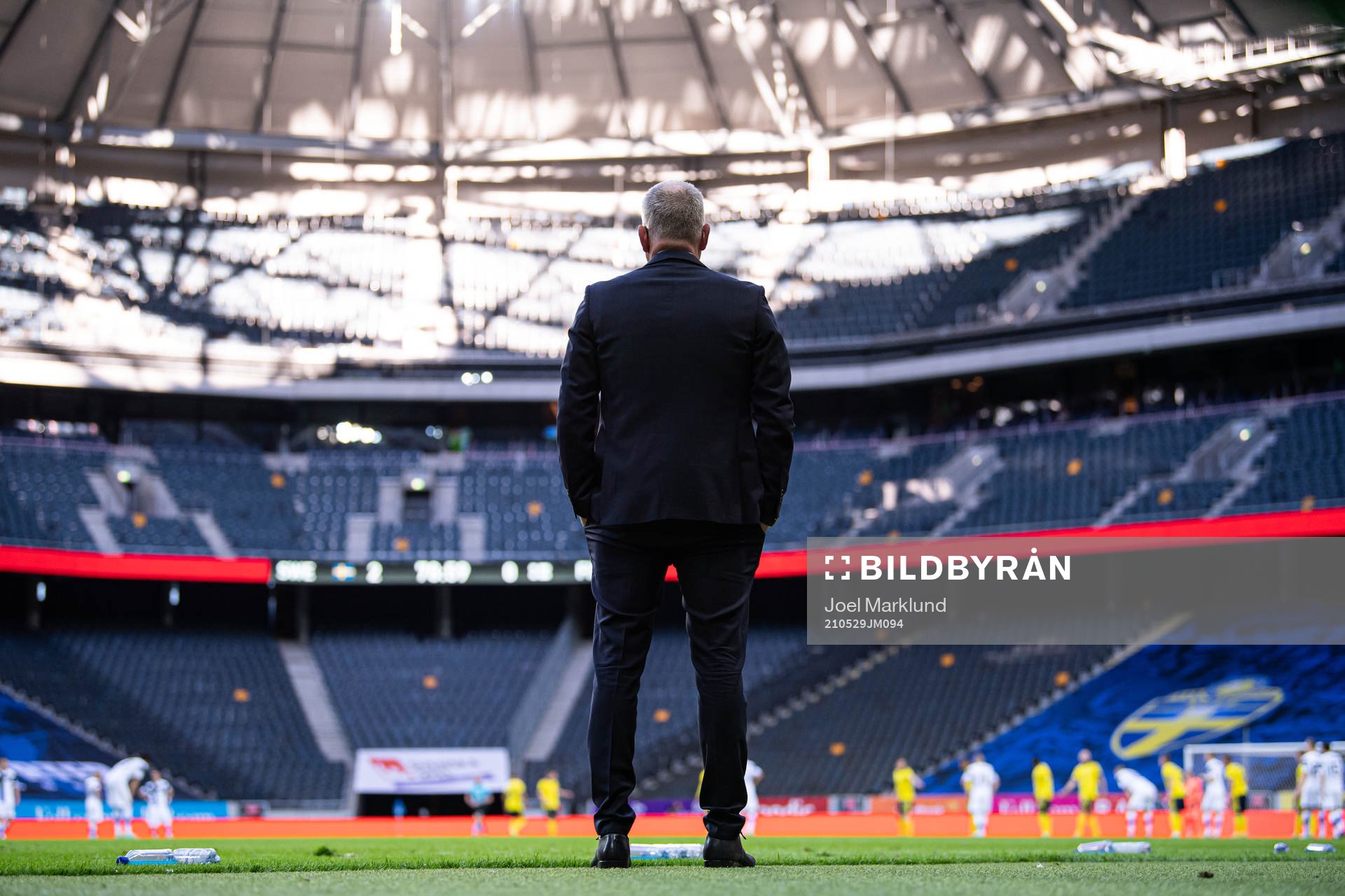 Janne Andersson, head coach of Sweden