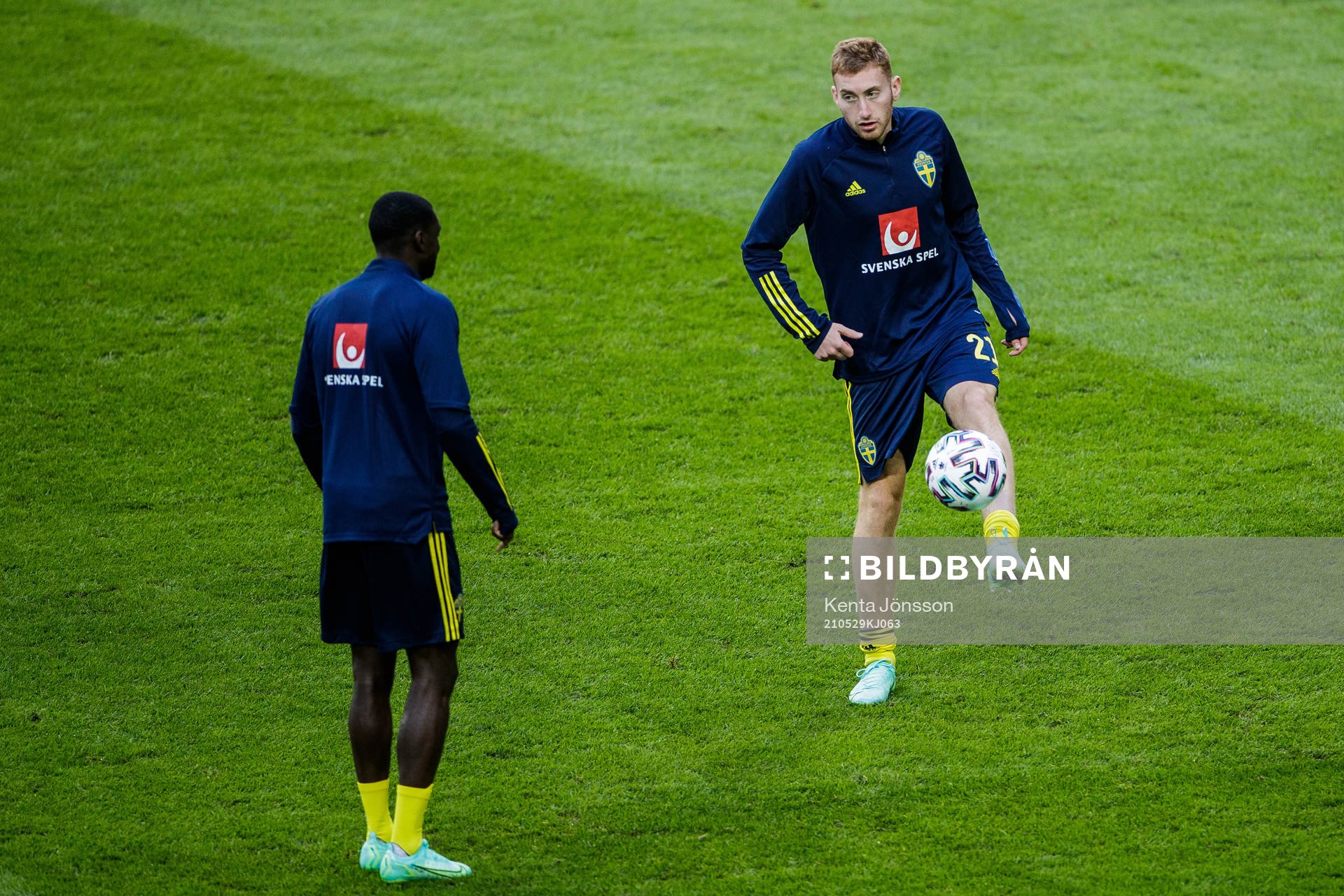Dejan Kulusevski of Sweden prior to the international