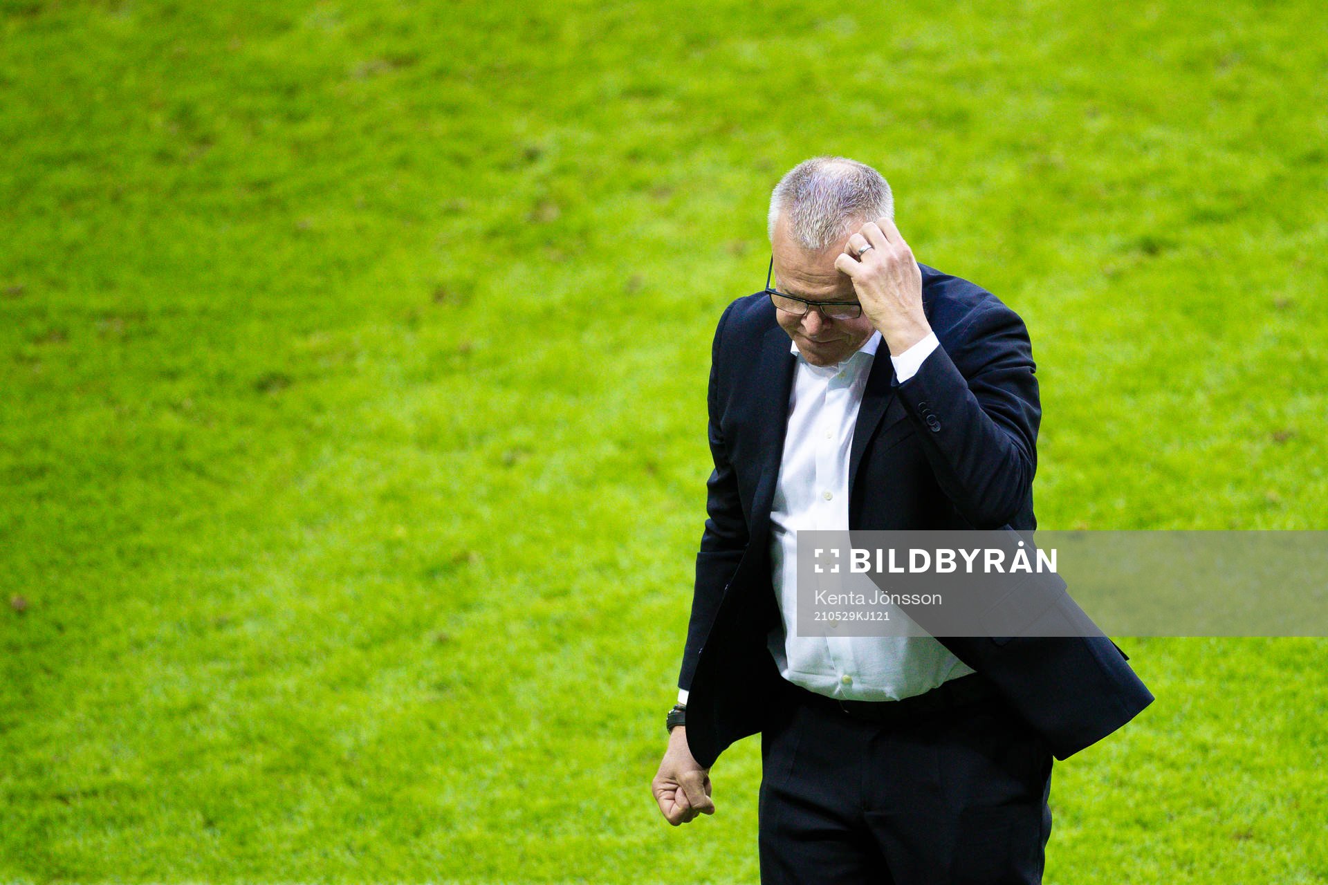 Janne Andersson, head coach of Sweden
