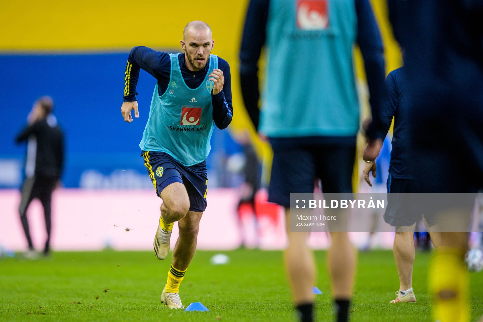 Marcus Danielson of Sweden prior to the international