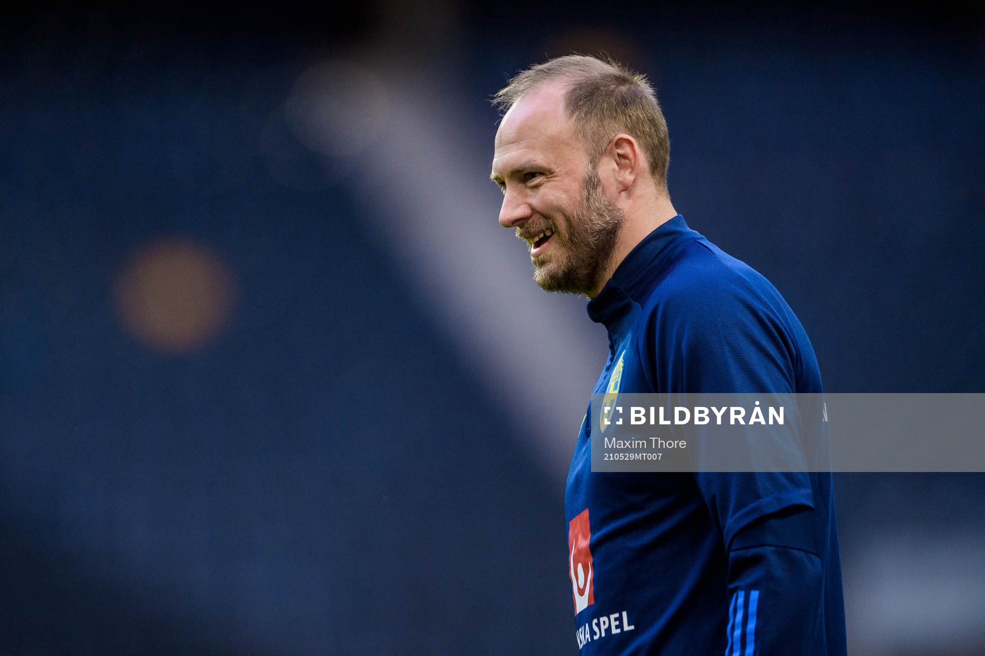 Andreas Granqvist  of Sweden prior to the international