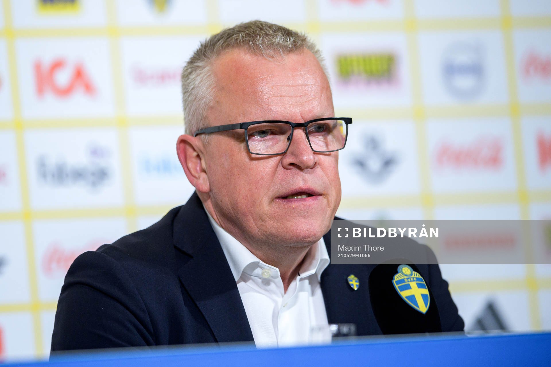 Janne Andersson, head coach of Sweden