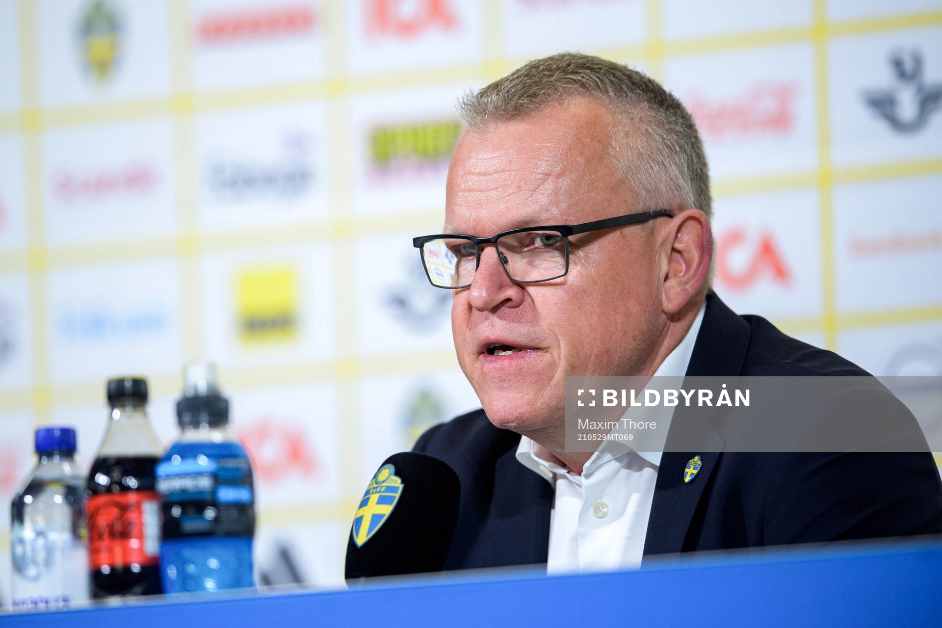 Janne Andersson, head coach of Sweden