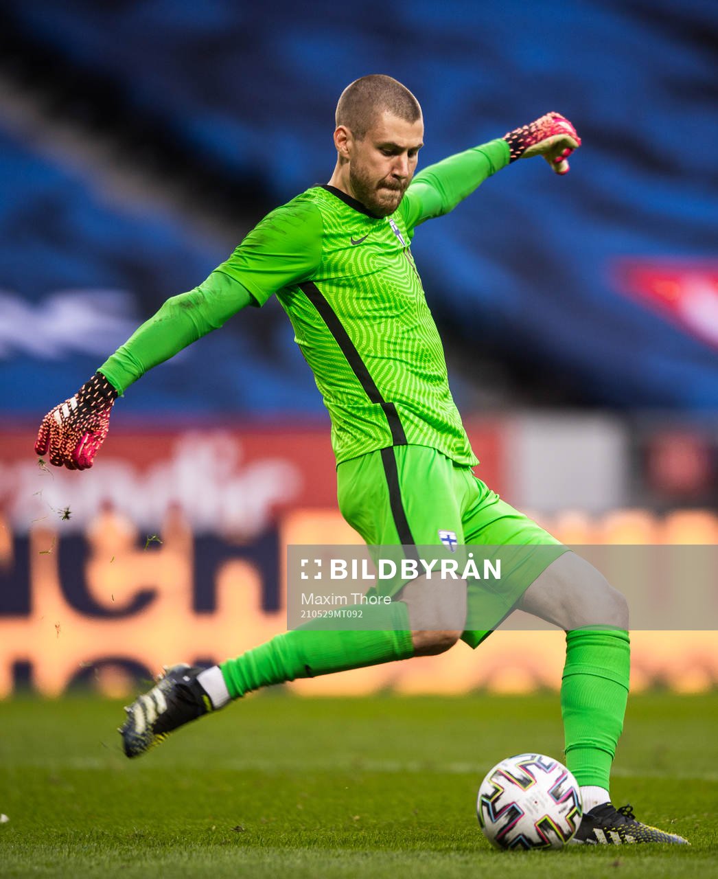 Goalkeeper Jesse Joronen of Finland