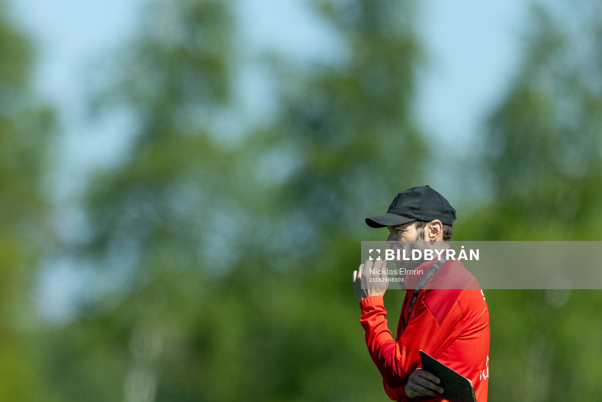 Häckens tränare Andreas Alm