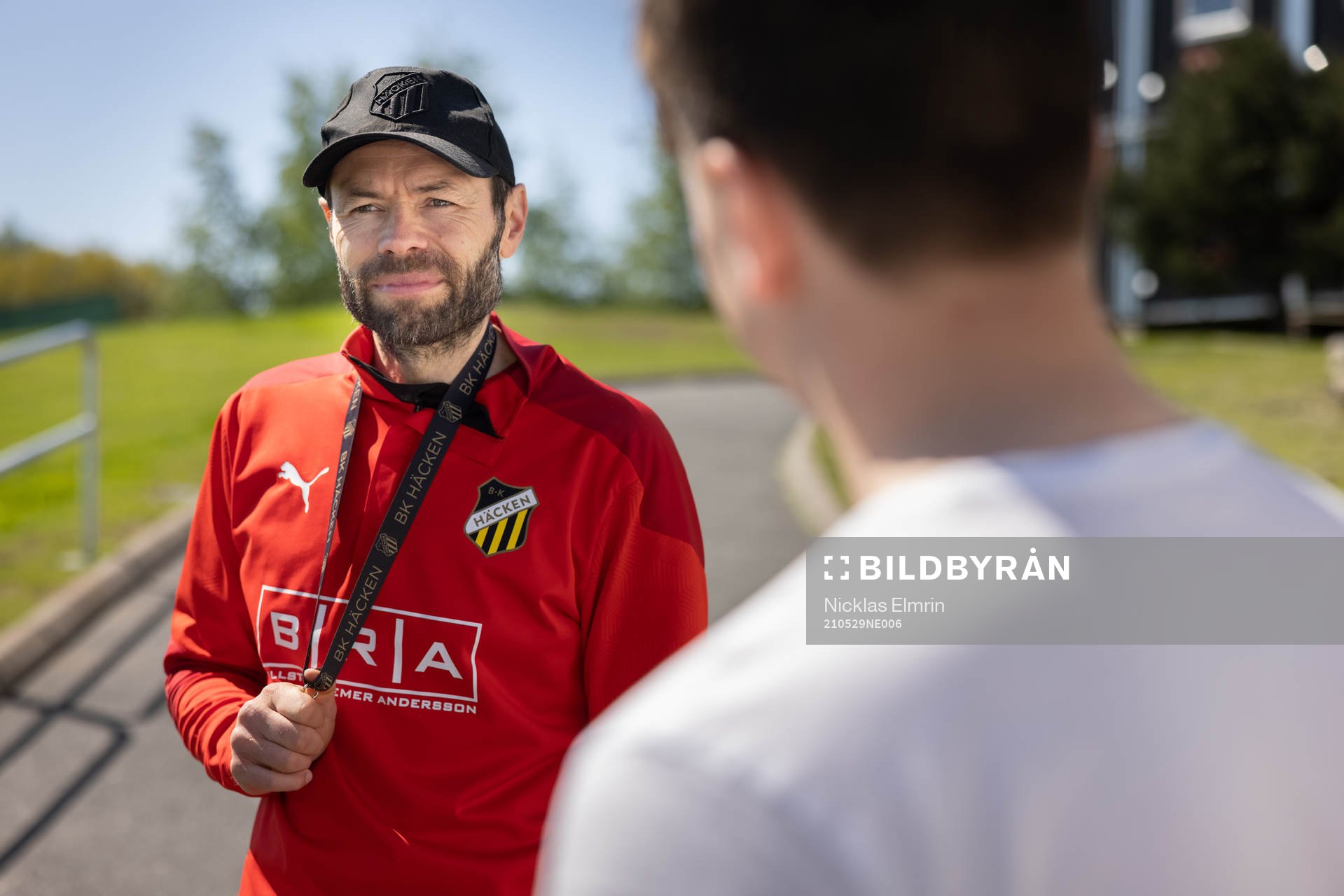 Häckens tränare Andreas Alm