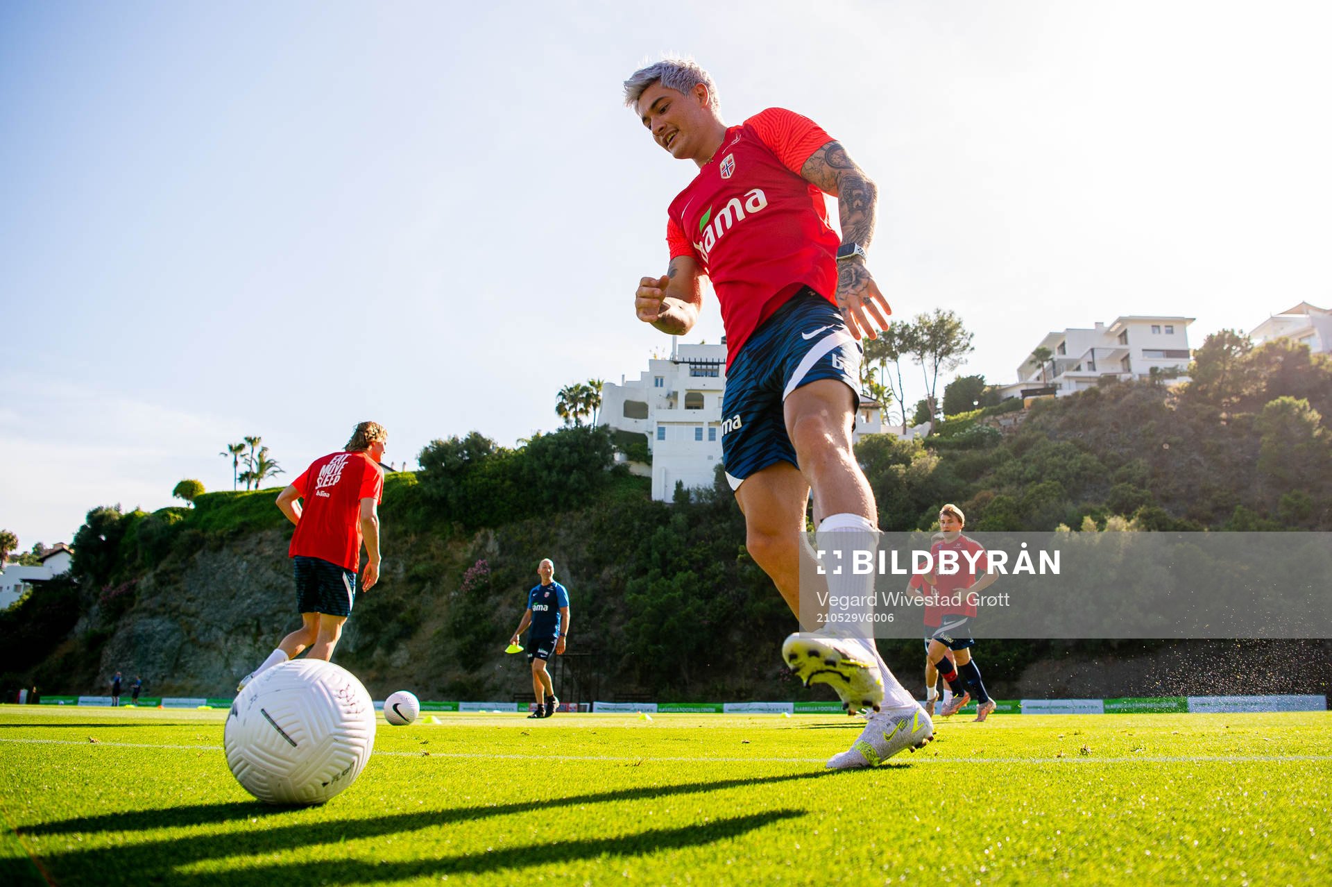 Mathias Normann of the Norwegian national football team