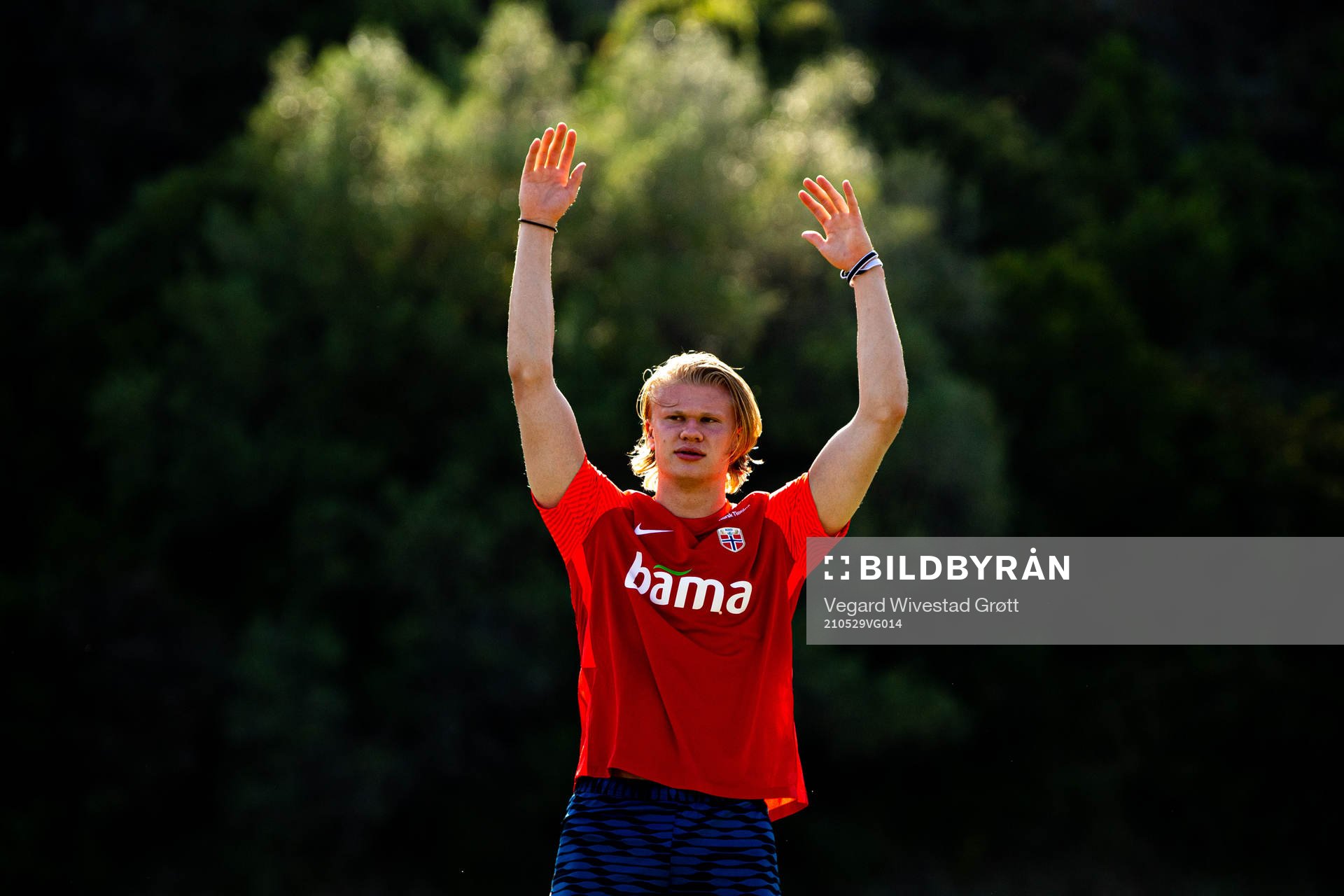 Erling Braut Haaland of the Norwegian national football team