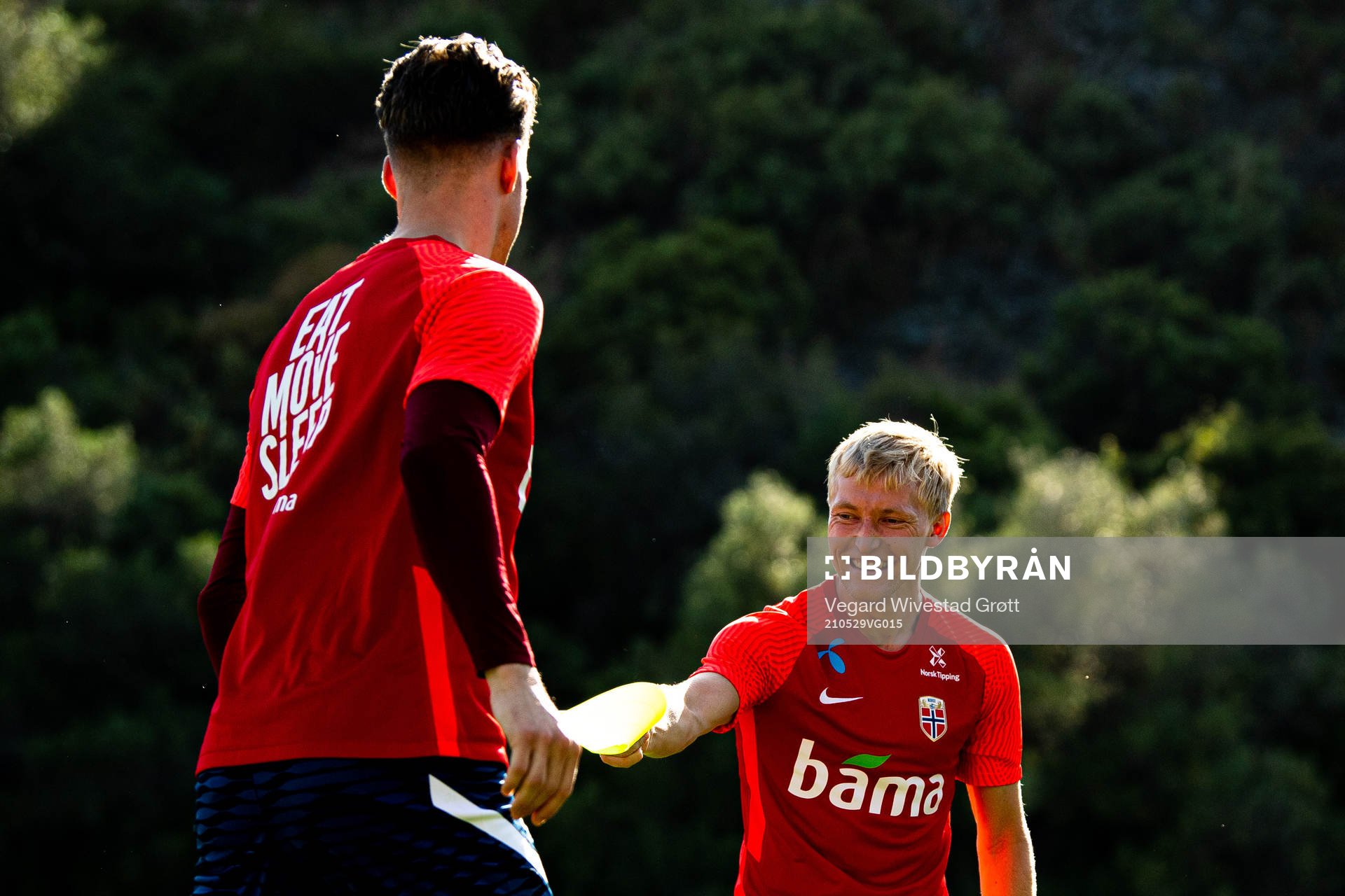 Birger Meling of the Norwegian national football team