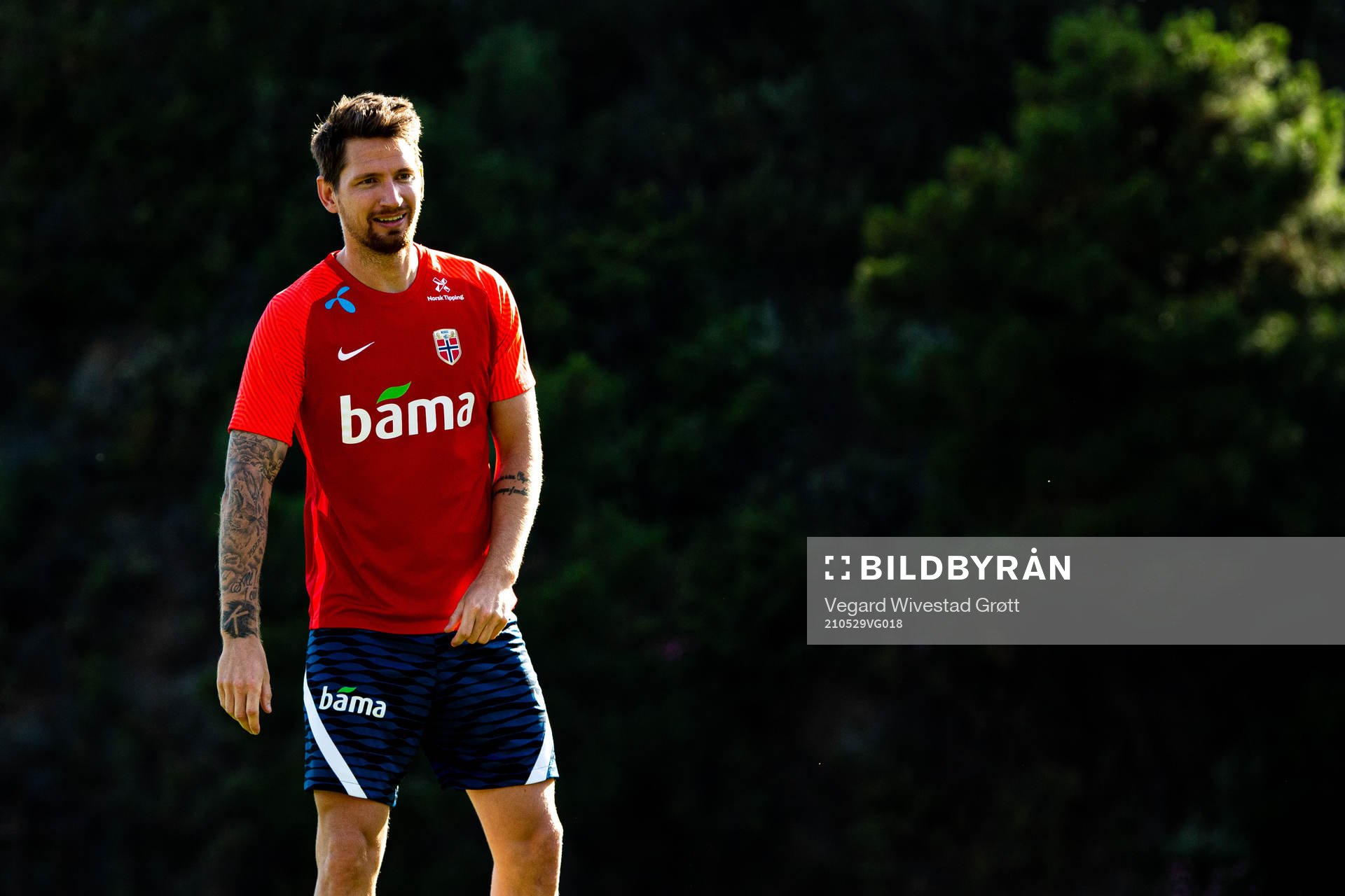 Stefan Strandberg of the Norwegian national football team