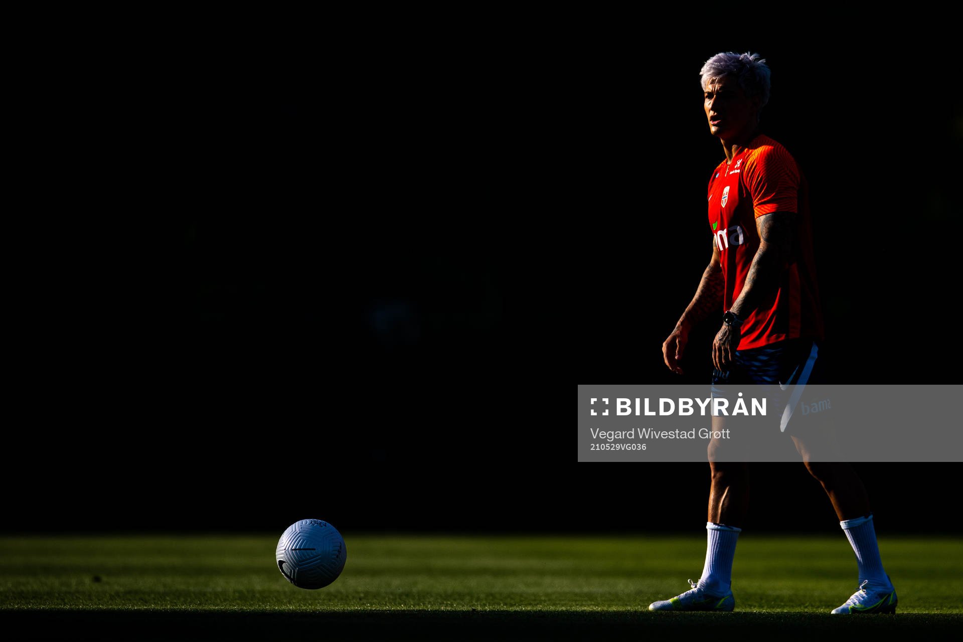 Mathias Normann of the Norwegian national football team