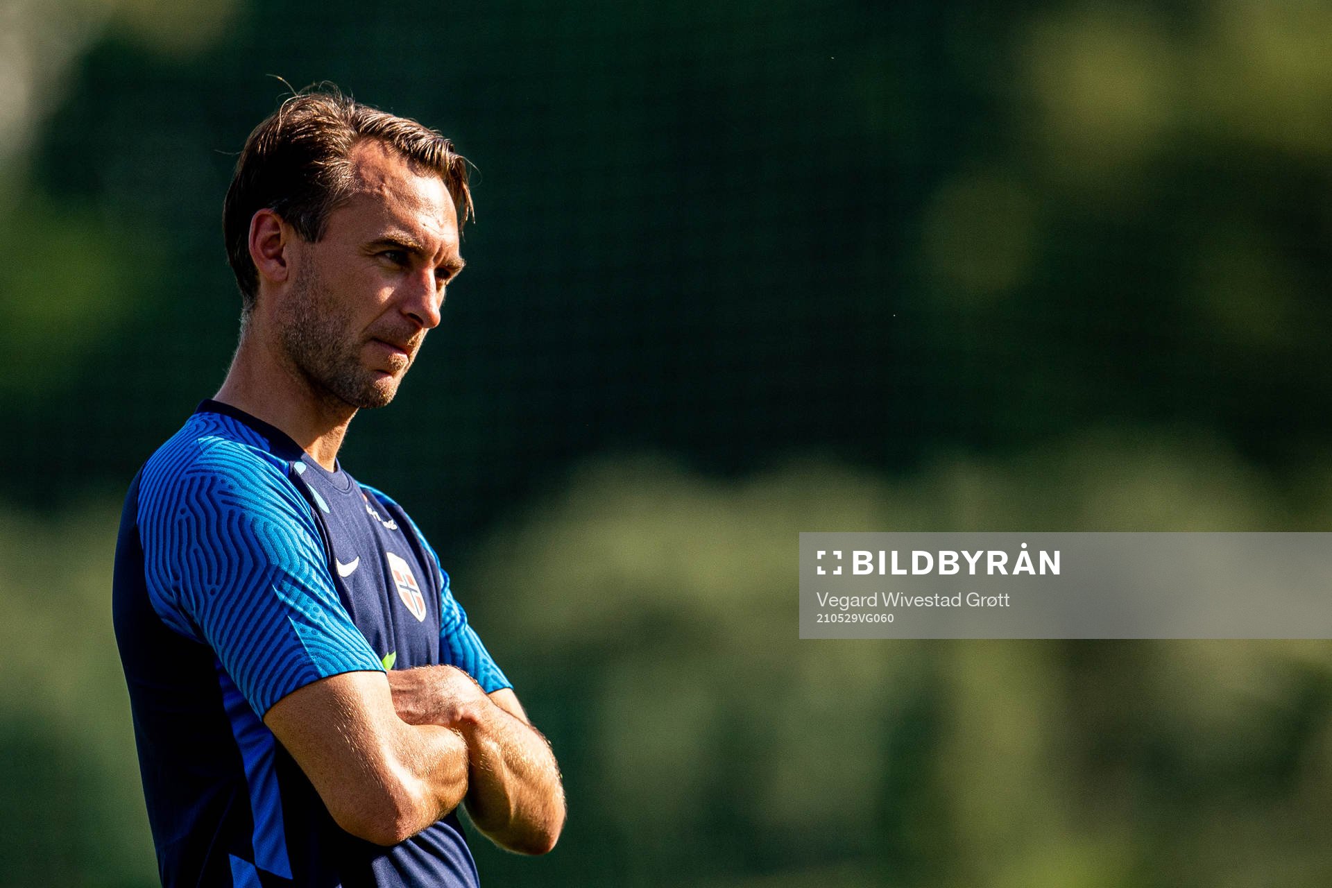 Sigurd Ertsås, kit manager of the Norwegian national