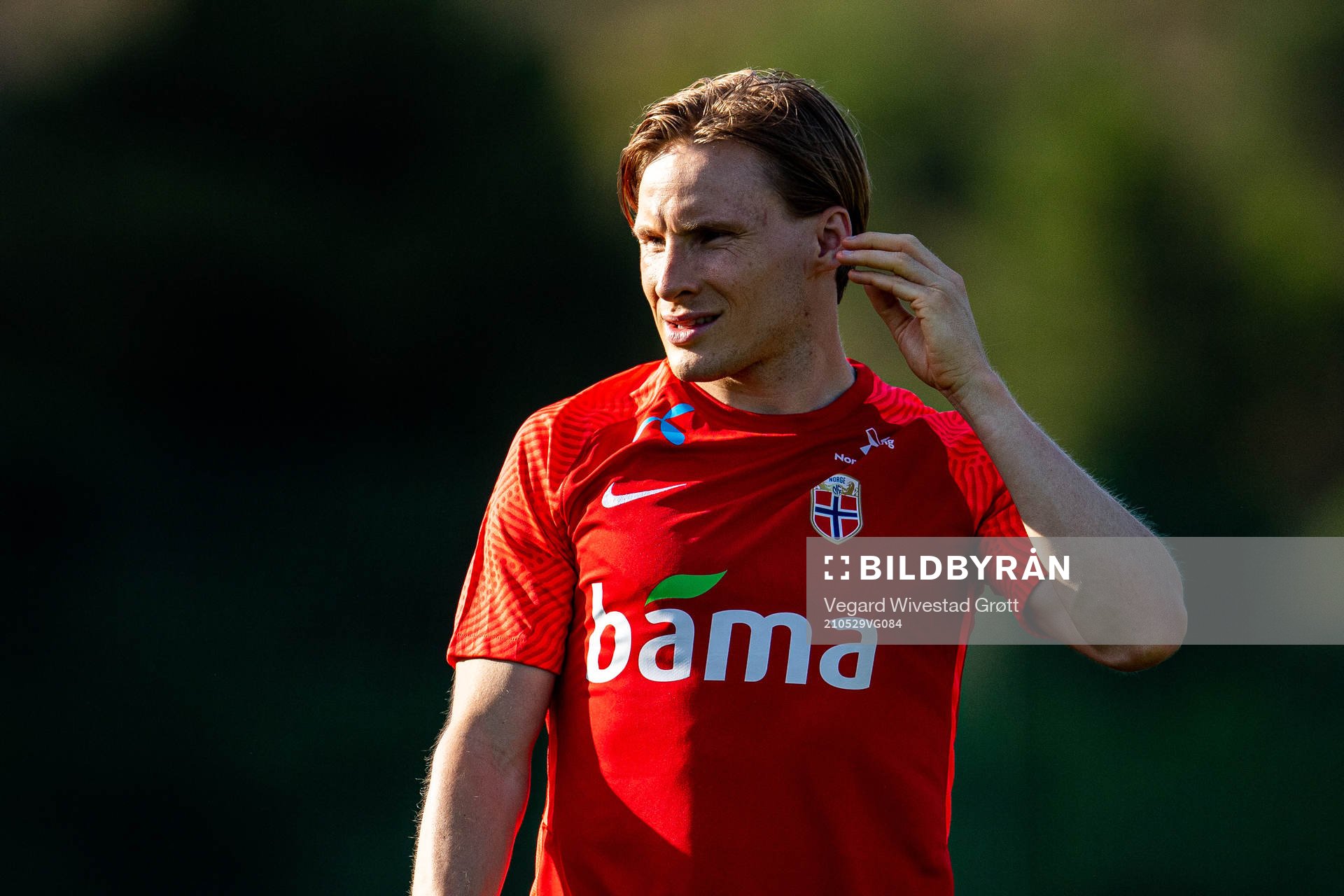 Jonas Svensson of the Norwegian national football team