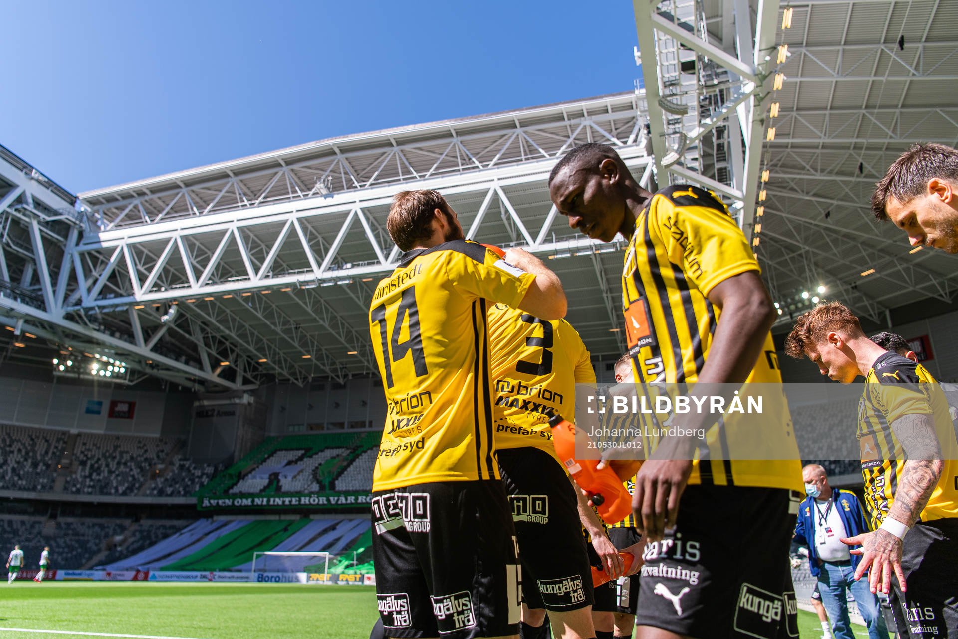 Häckens Godswill Ekpolo och Tobias Heintz