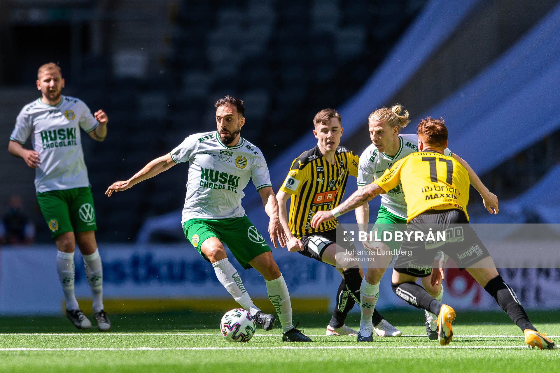 Hammarbys Abdul Khalili och Gustav Ludwigson