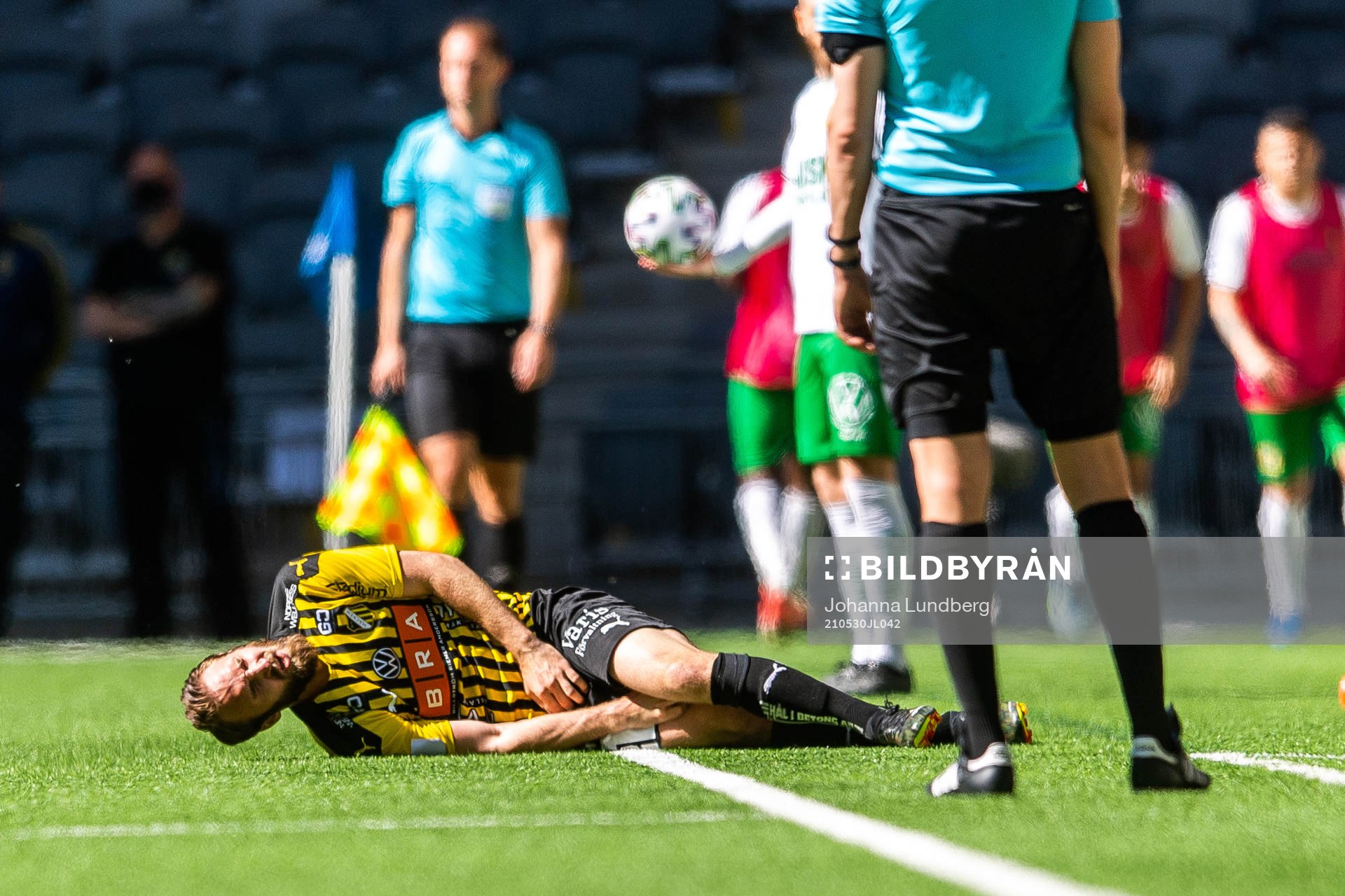 Häckens Oskar Sverrisson har ont