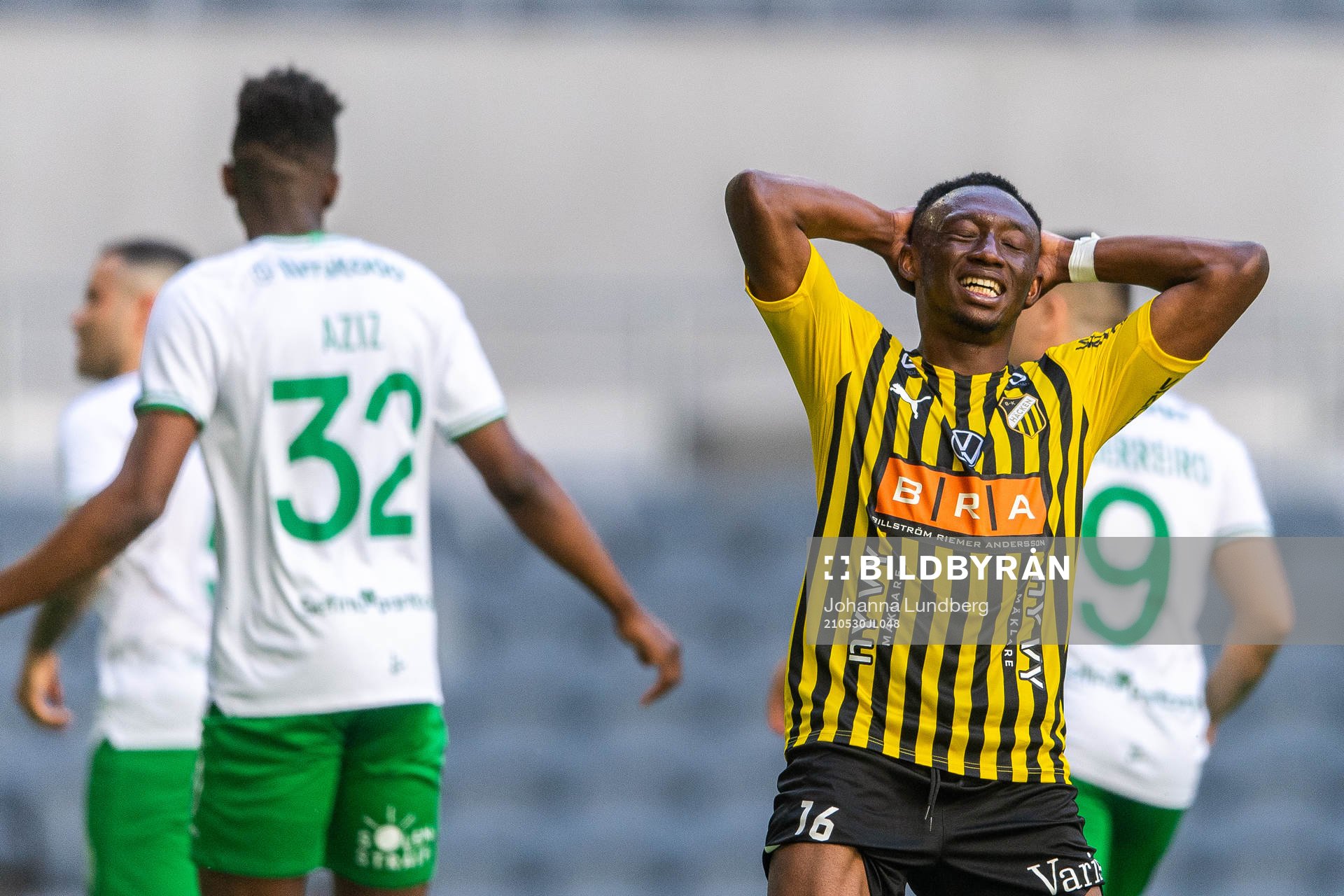 Häckens Benie Adama Traore deppar