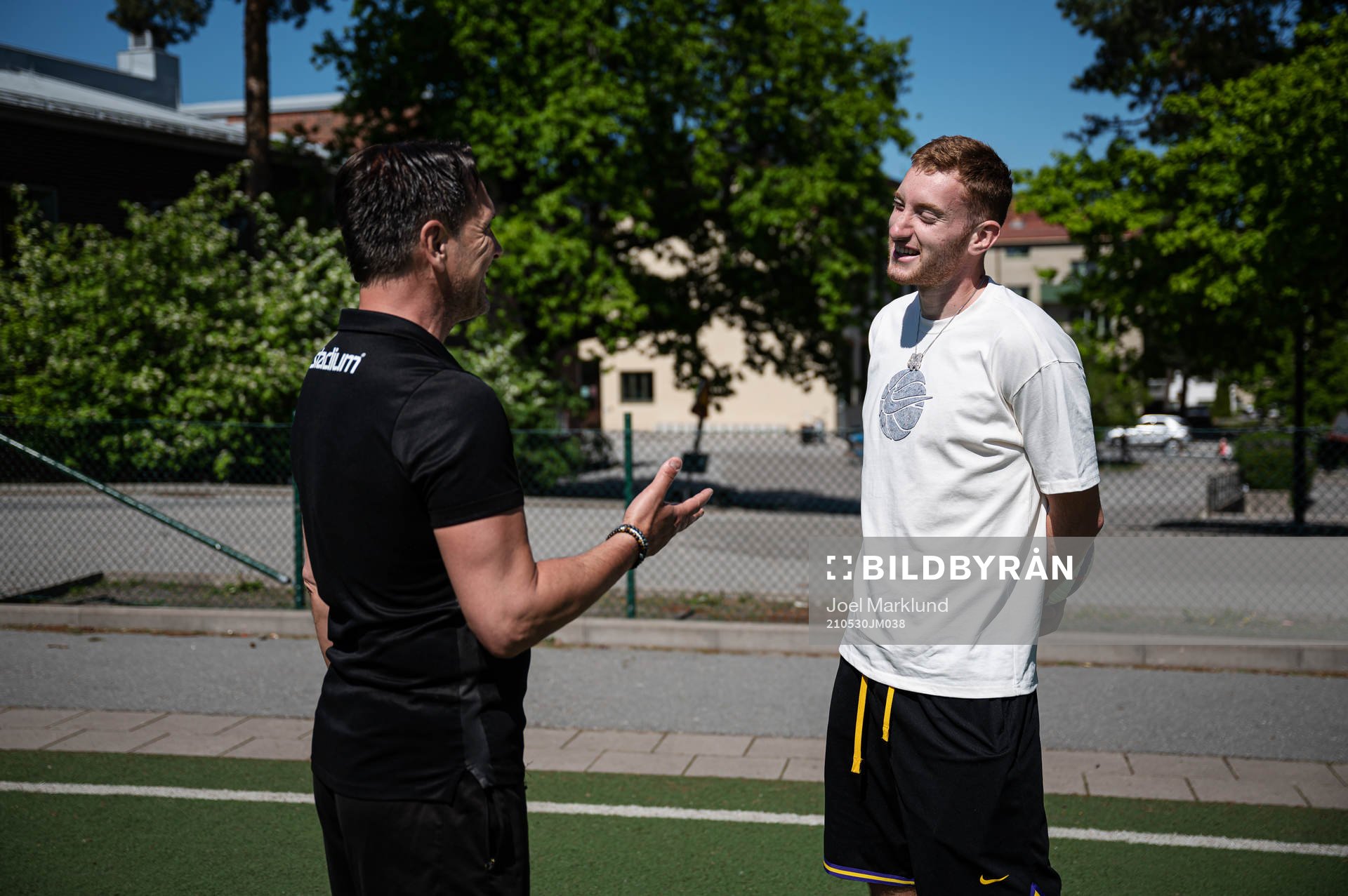 Peter Kisfaludy, sportchef Brommapojkarna, och Dejan