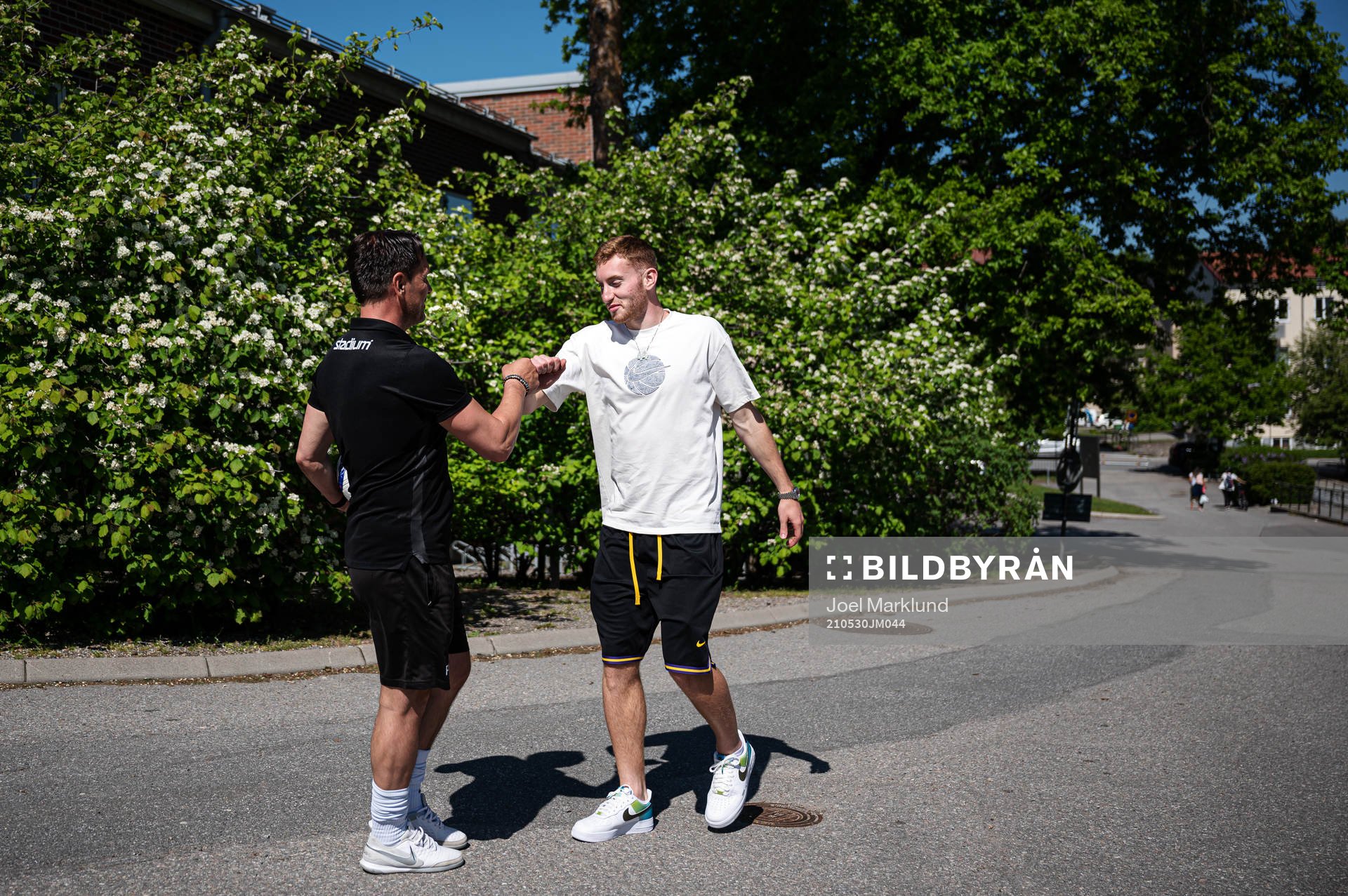 Peter Kisfaludy, sportchef Brommapojkarna, och Dejan