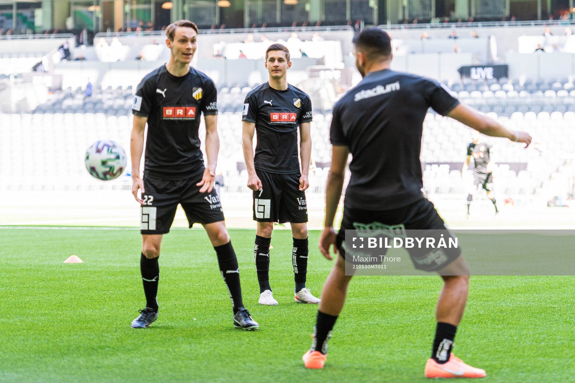 under fotbollsmatchen i Svenska Cupen mellan Hammarby och